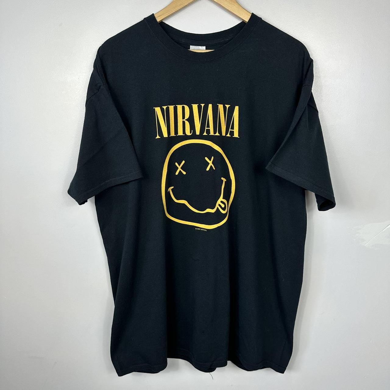 00s Vintage NIRVANA スマイル Tシャツ GILDAN
