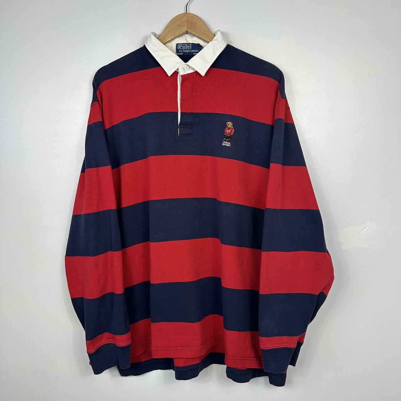 Rare polo Ralph Lauren bear offers logo stitched button down shirt