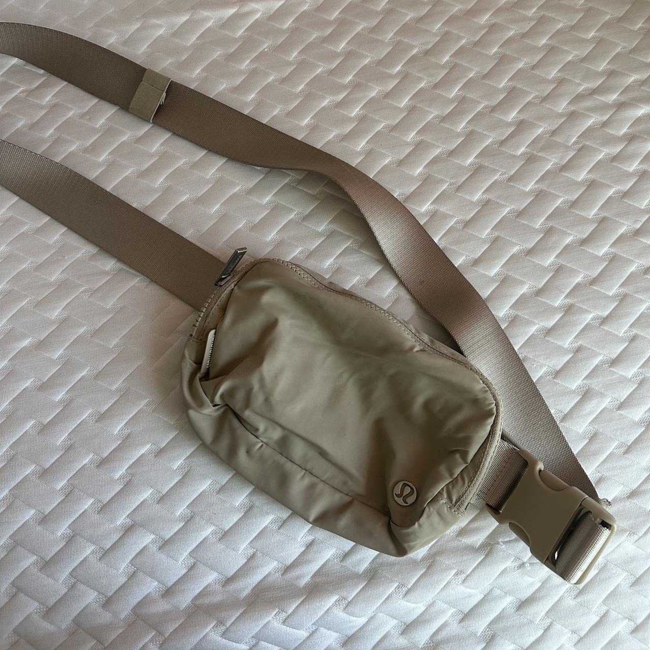 Tan lulu belt bag great condition Depop