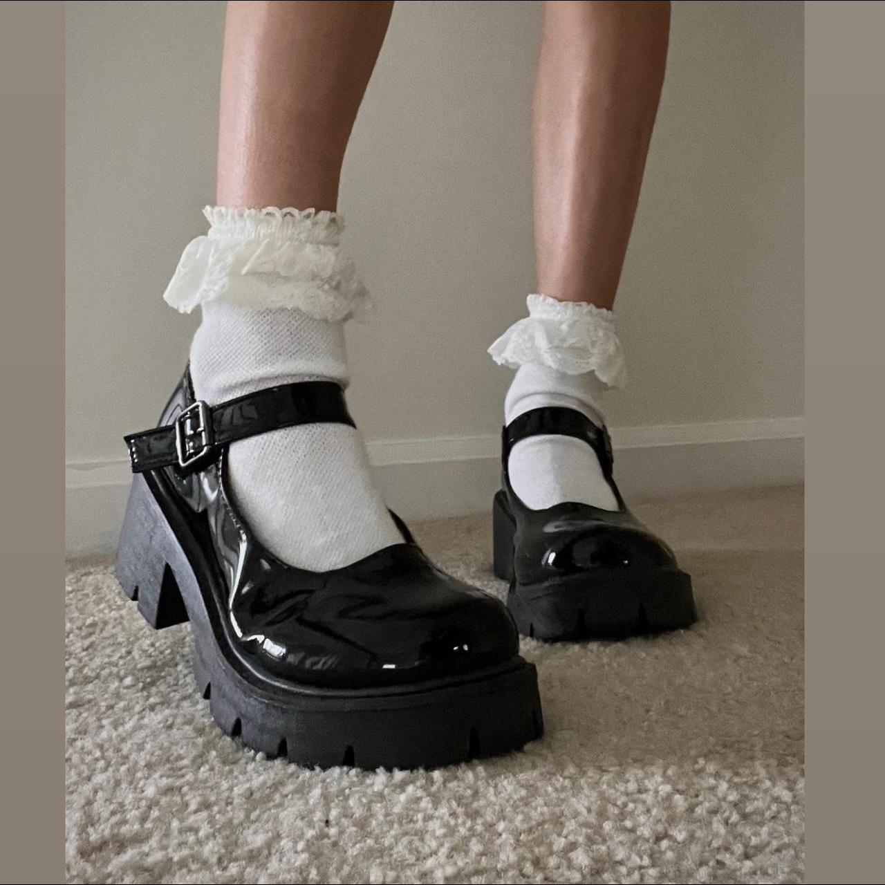 comfortable black mary jane shoes