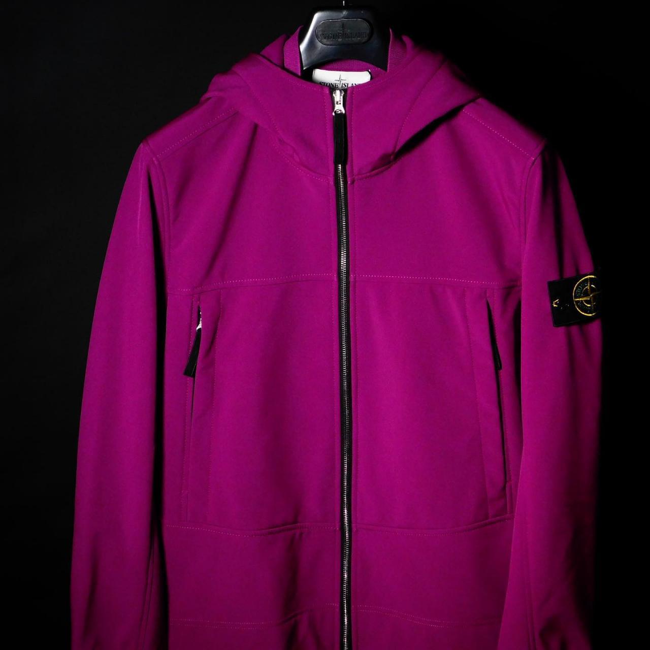 Stone island soft shell on sale pink