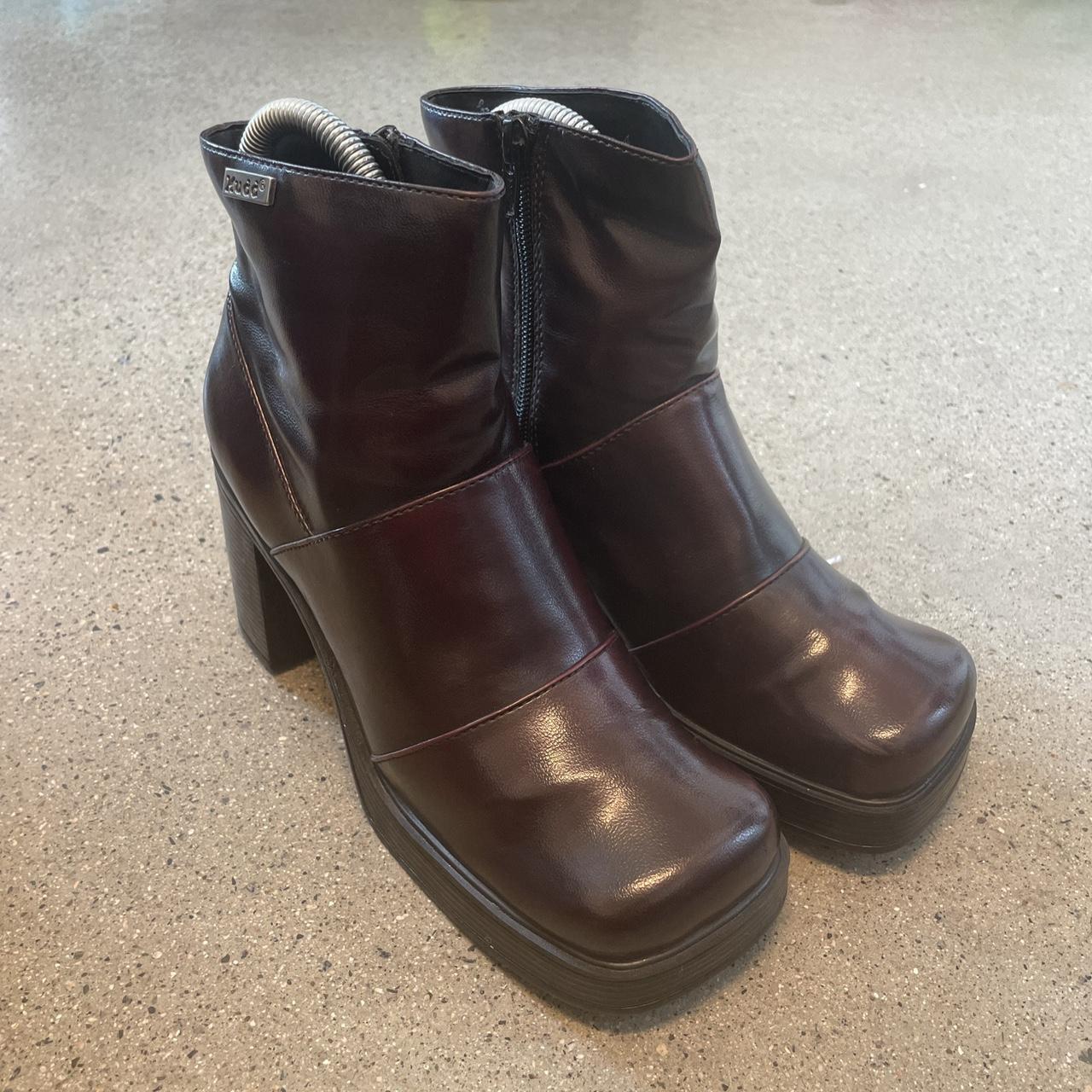 mudd chunky heel boots