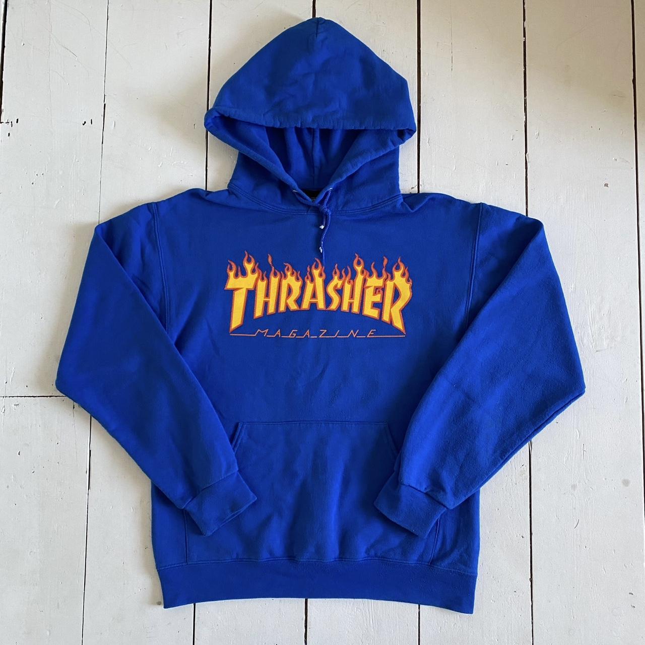 Thrasher clearance sweatshirt blue