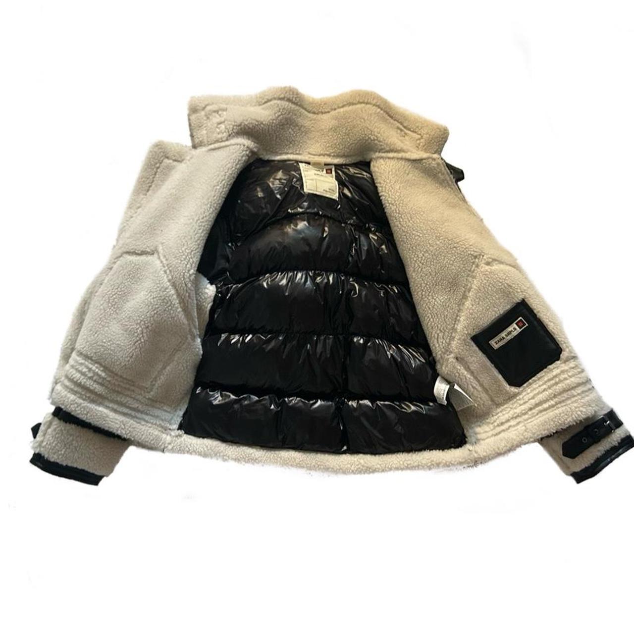 BRAND : SRPLS (Zara ) Black and snow white puffer | Depop