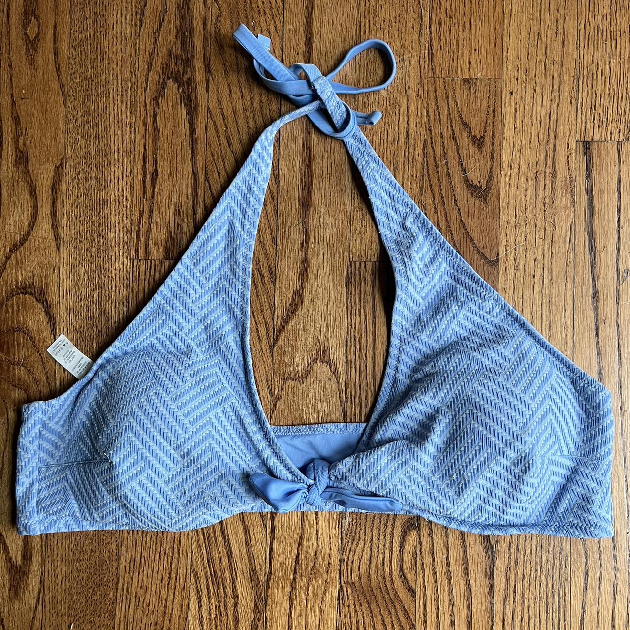 Super cute blue XXL bathing suit top. In excellent