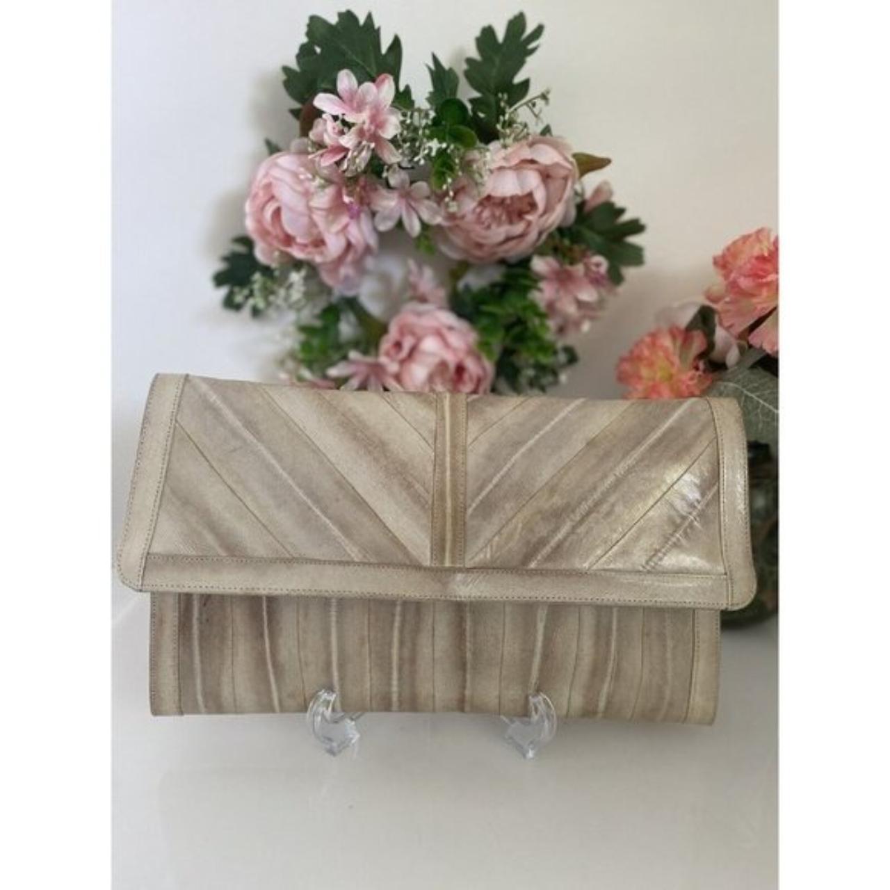 Clutch Bag Evening Bag Wooden Bag Silk Clutch Wooden 