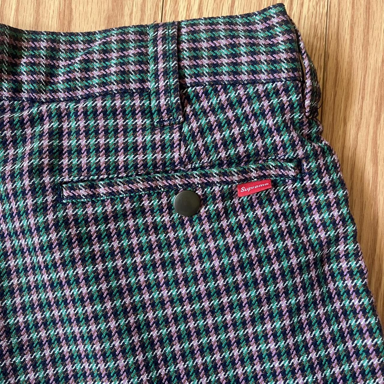 【第1位獲得！】 RARE Depop | Shorts Work Plaid Purple Supreme パンツ