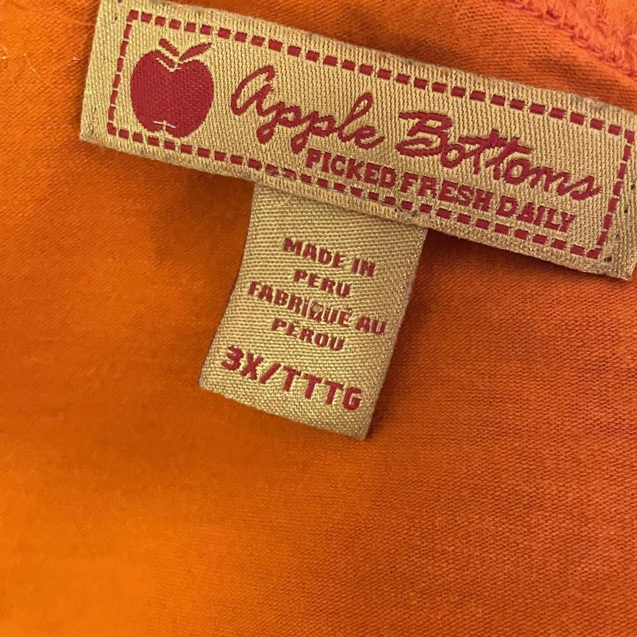 Apple Bottoms Women's Orange T-shirt (2)