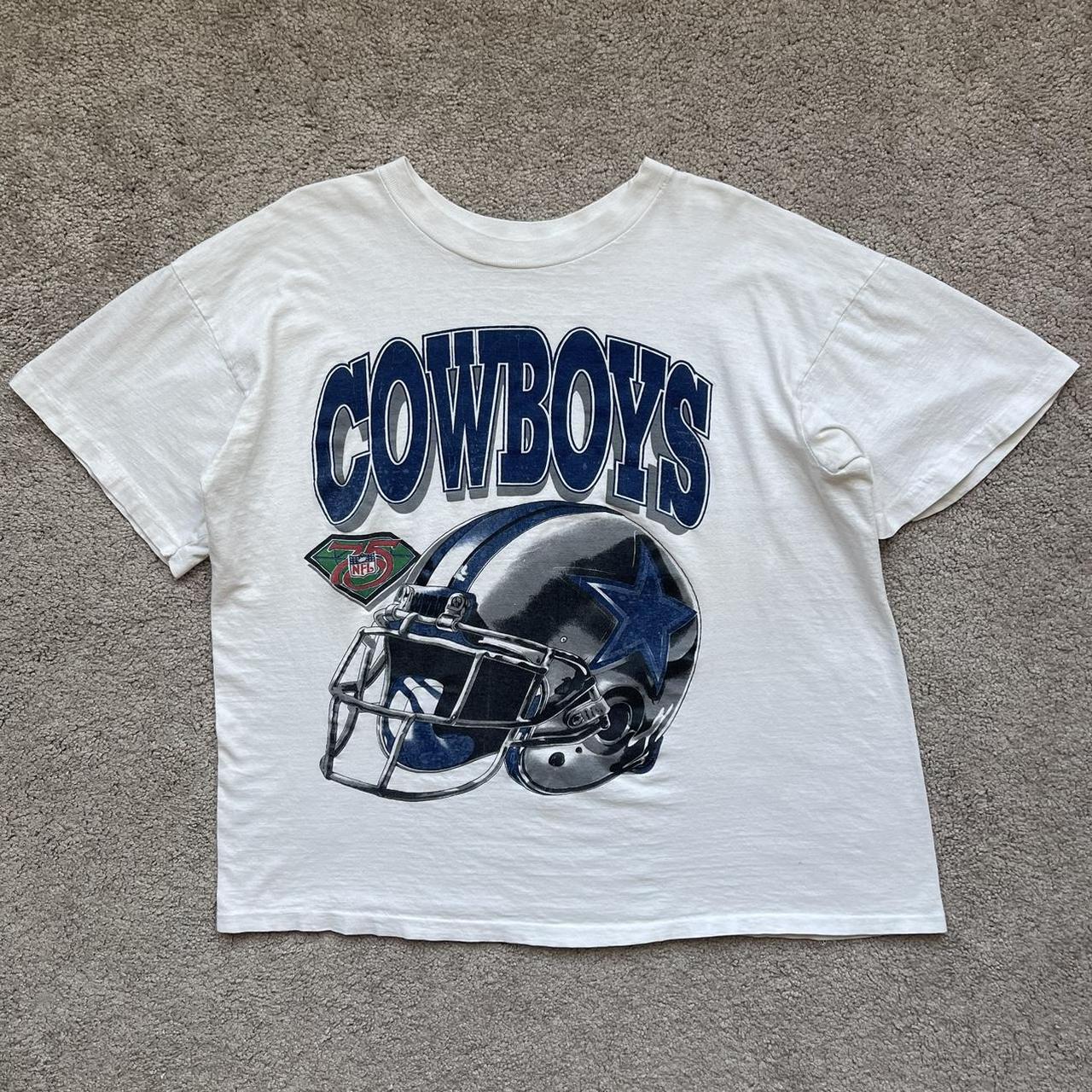 Vintage Dallas Cowboys big helmet shirt In great - Depop