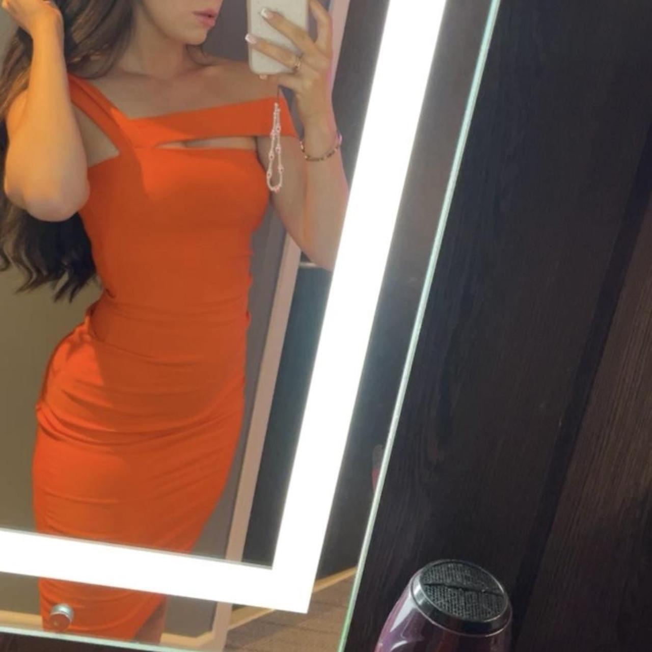 vesper orange dress