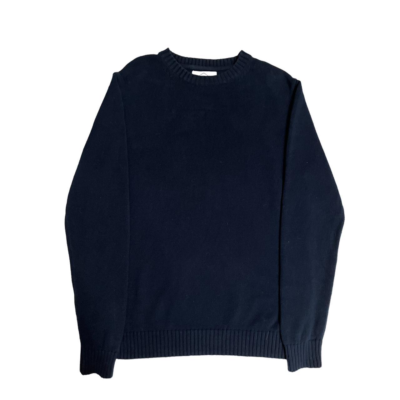 medium St. John’s bay blue knit sweater... - Depop