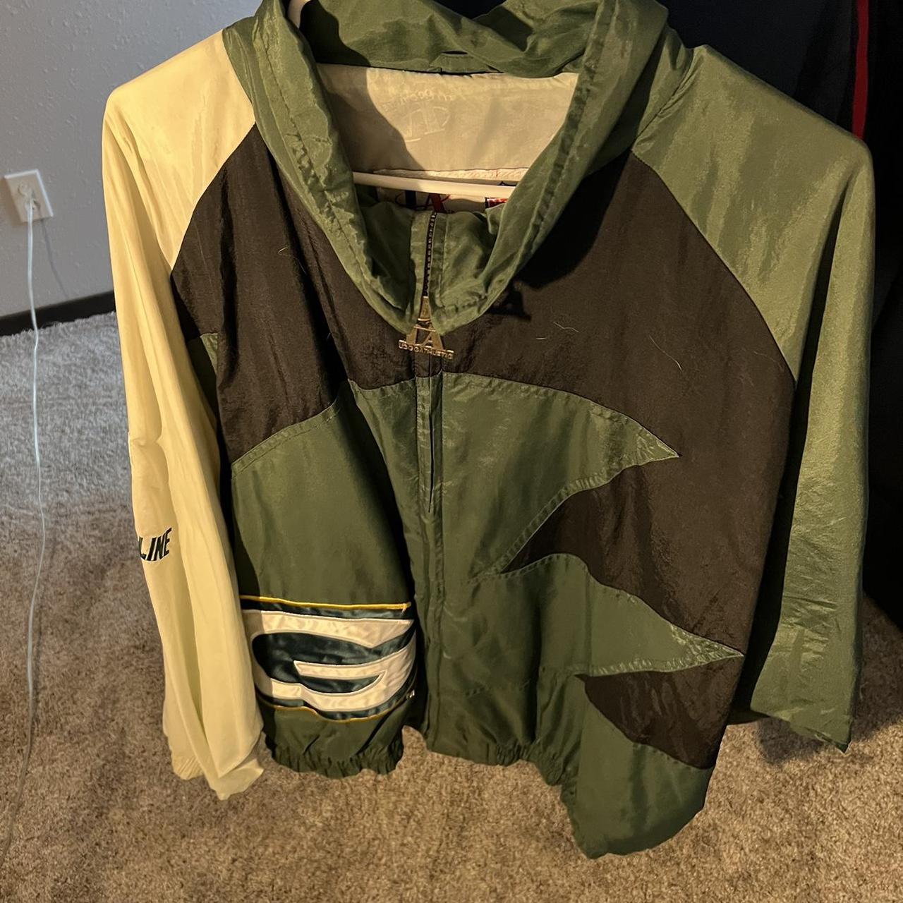 Vintage Men's Jacket - Green - XXL