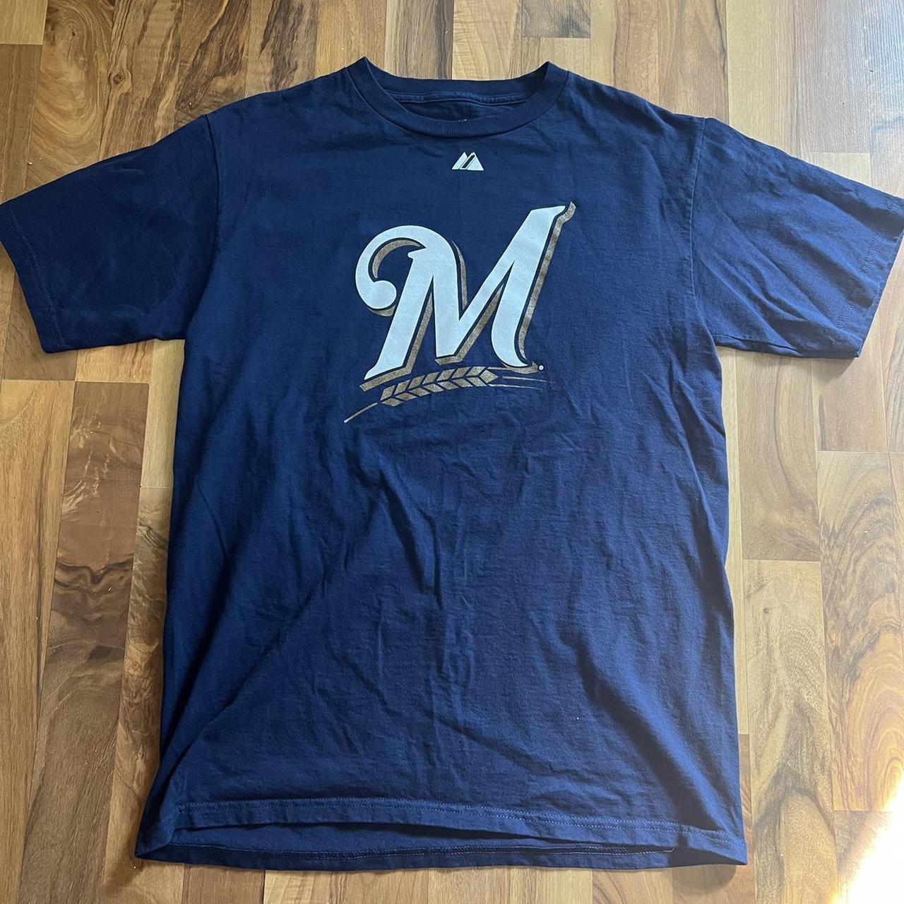 Brewers Tee Full Miller park on back PLEASE... - Depop