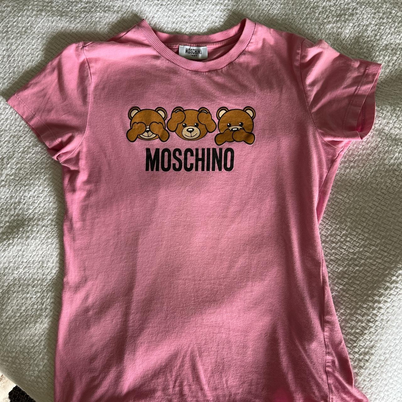 moschino pink t shirt