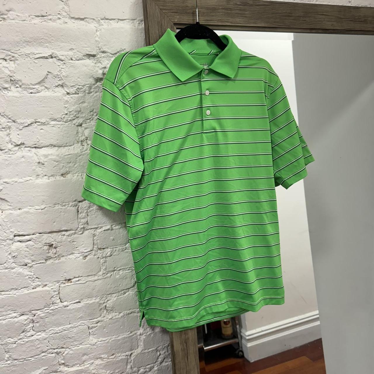 Walter Hagen golf shirt Walter Hagen green striped