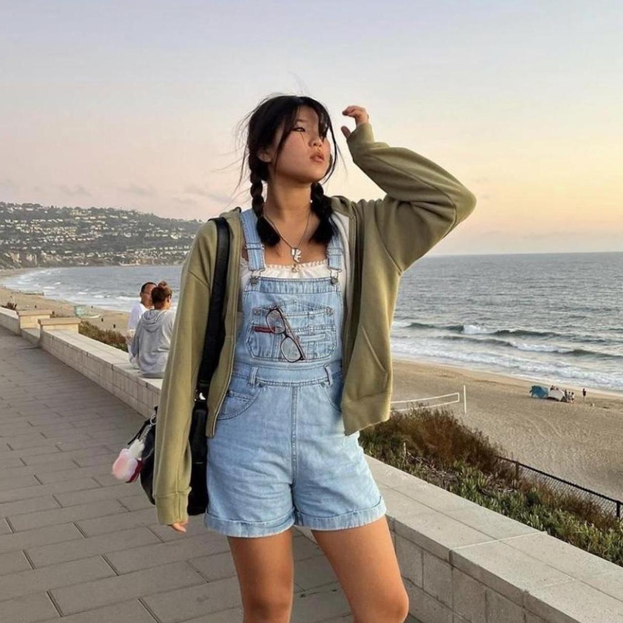 brandy melville christy green matcha jacket (regular... Depop