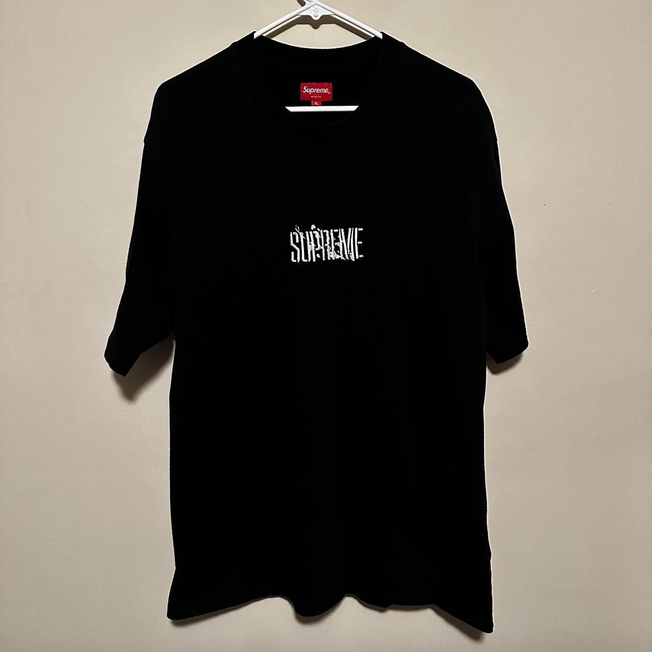 Supreme embroidered clearance shirt