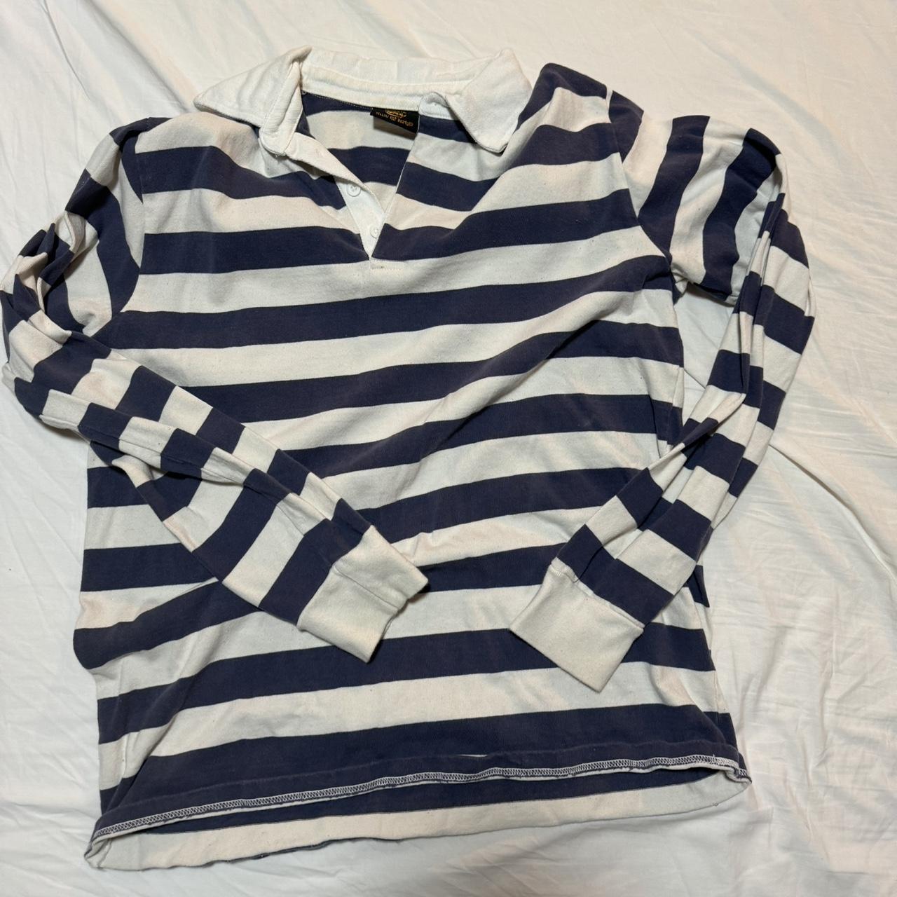 yellow rat bastard long sleeve collar size L/M brandy Depop