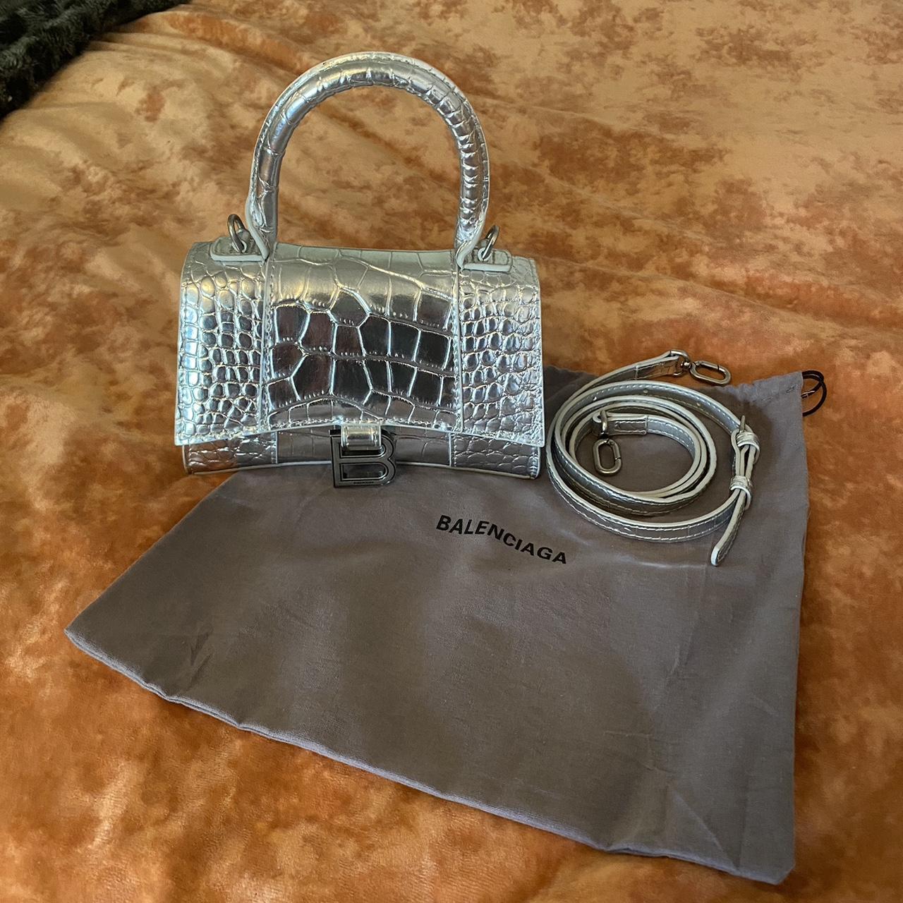Balenciaga Women's Silver Bag | Depop