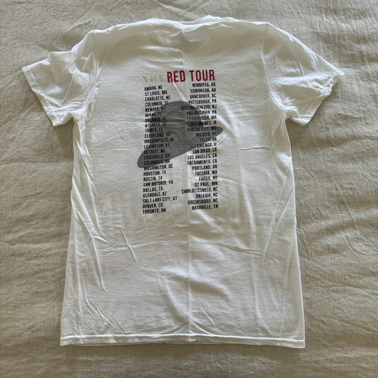 official taylor swift red tour shirt from 2013. size... Depop