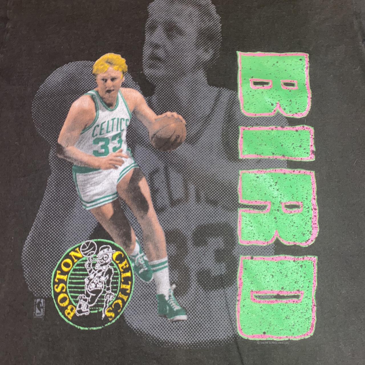 Larry Bird Celtics graphic tee. Very high quality - Depop