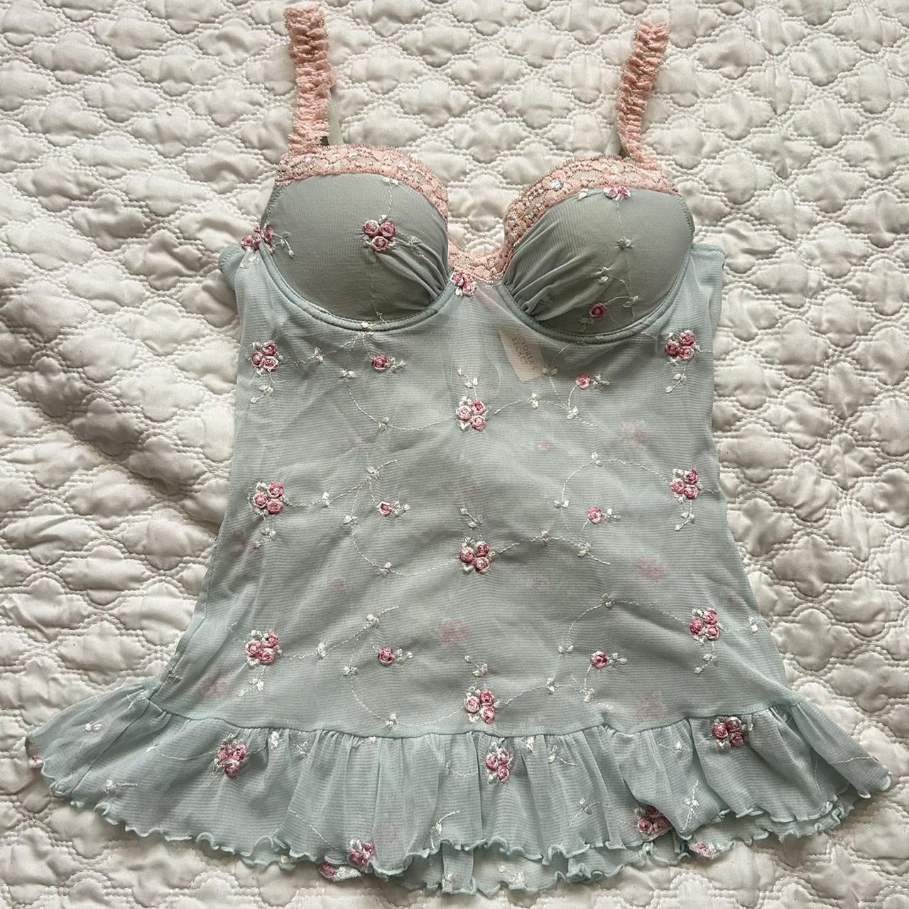 Vintage Victoria S Secret Dainty Babydoll Top Fits Depop