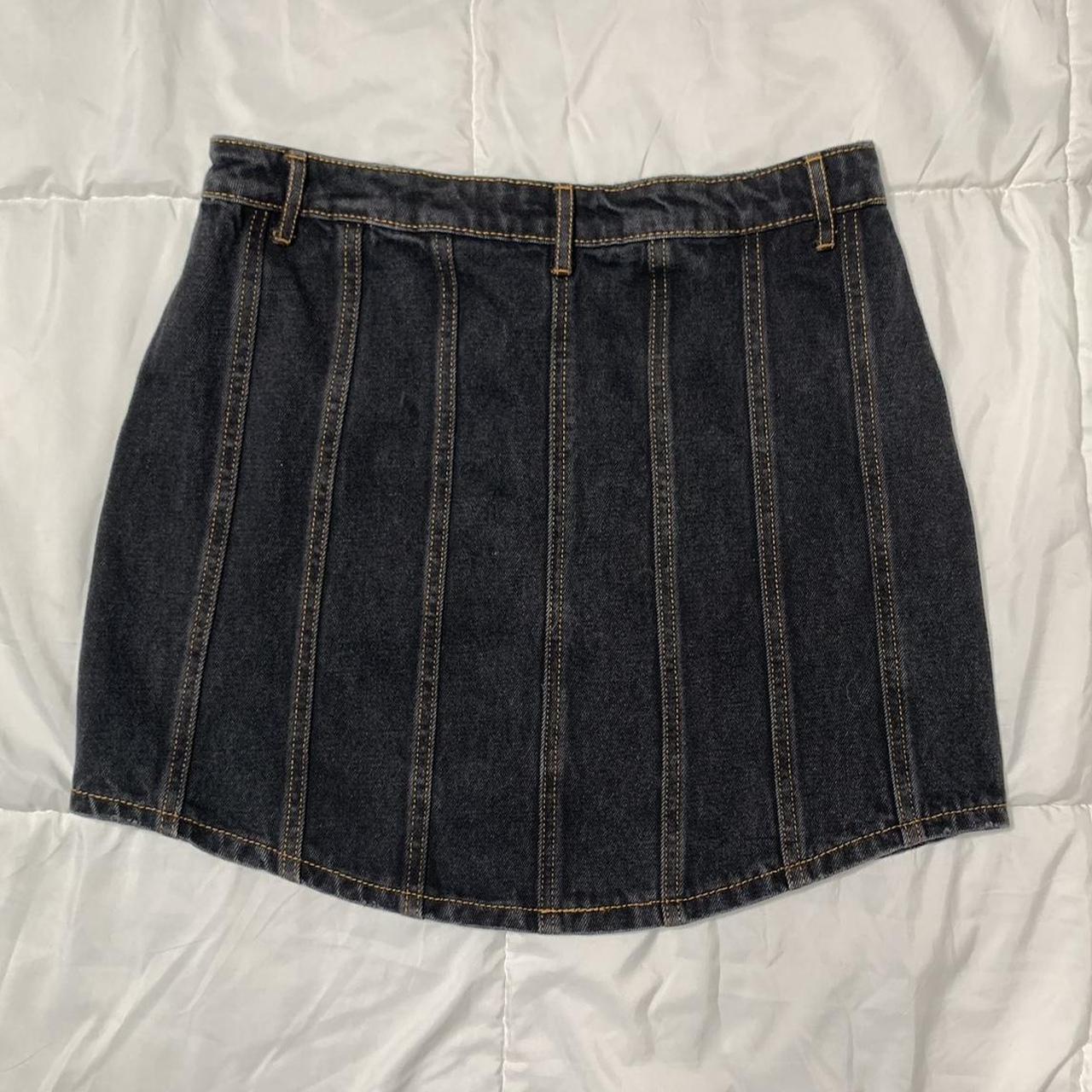 Navy skirt missguided best sale