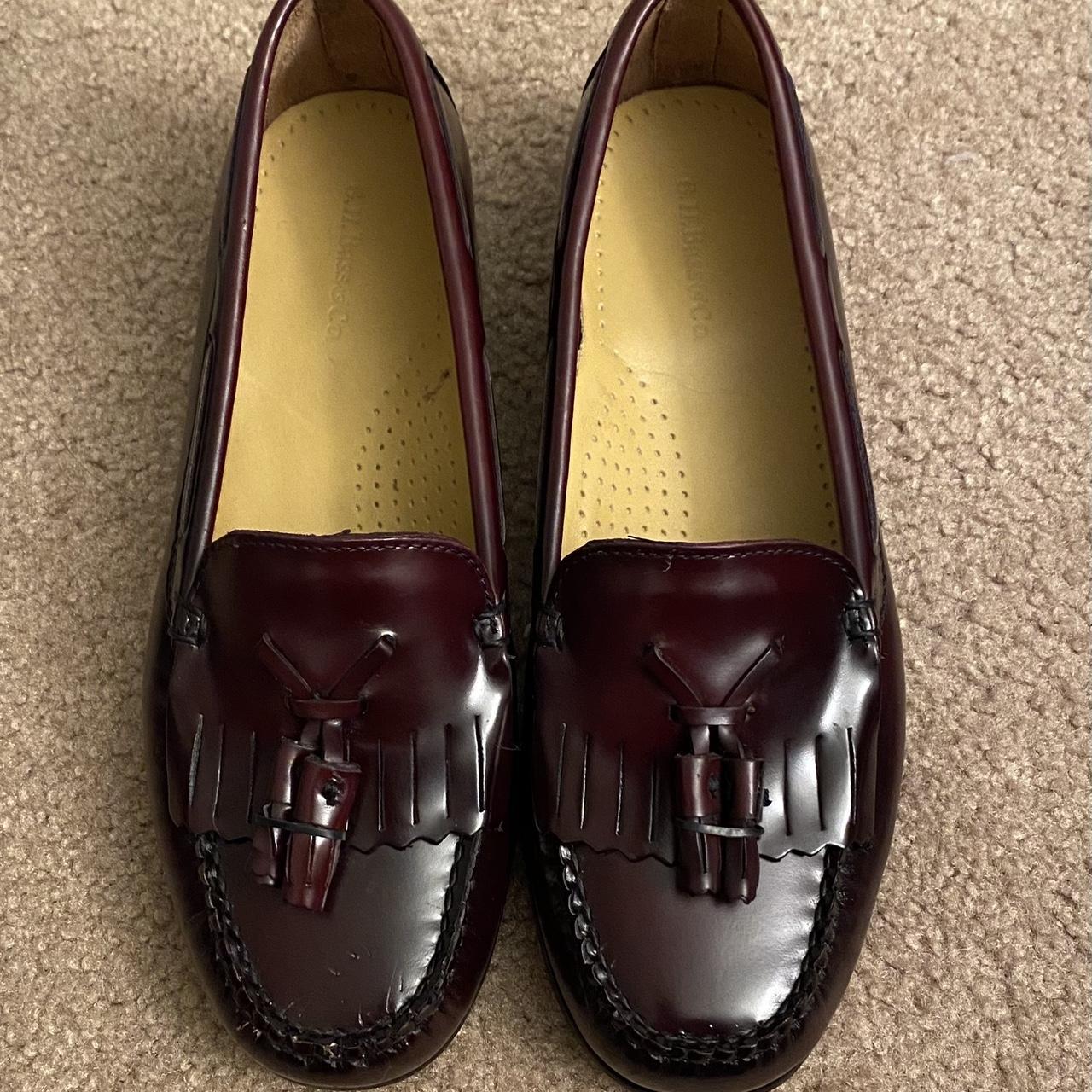 Women's Burgundy Loafers | Depop