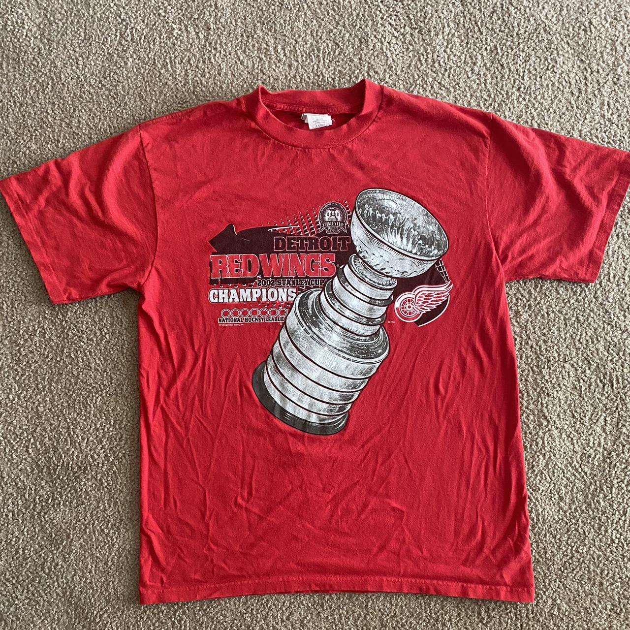 Vintage Detroit Red Wings 1998 Stanley Cup Champions - Depop