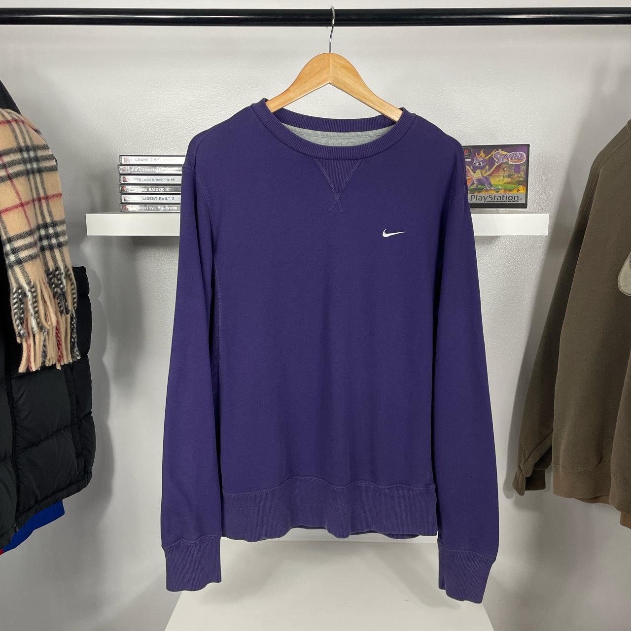 mens nike purple sweatshirt