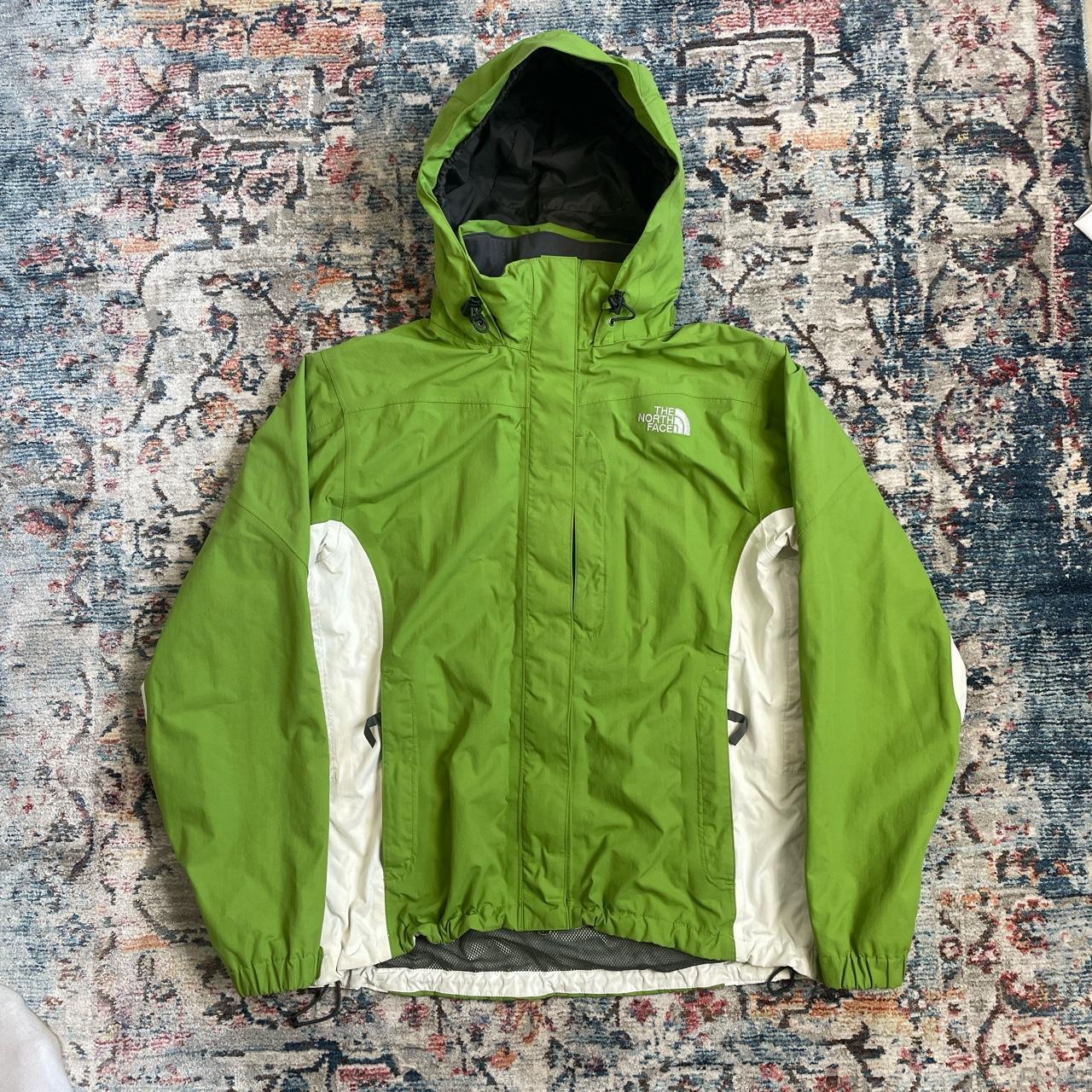 The North Face green hyvent jacket - Medium Really... - Depop