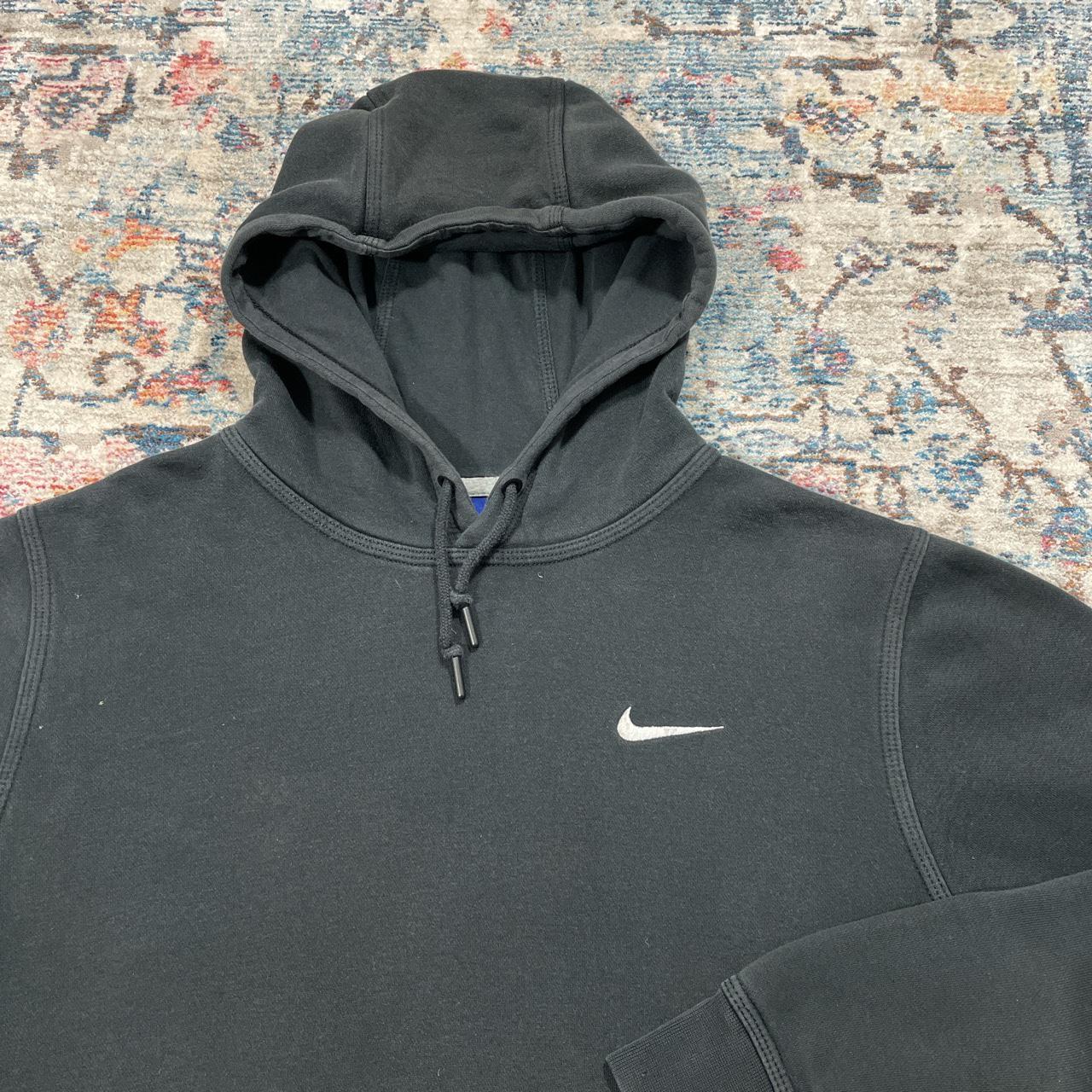 Vintage Nike black hoodie Large Nike black hoodie... Depop