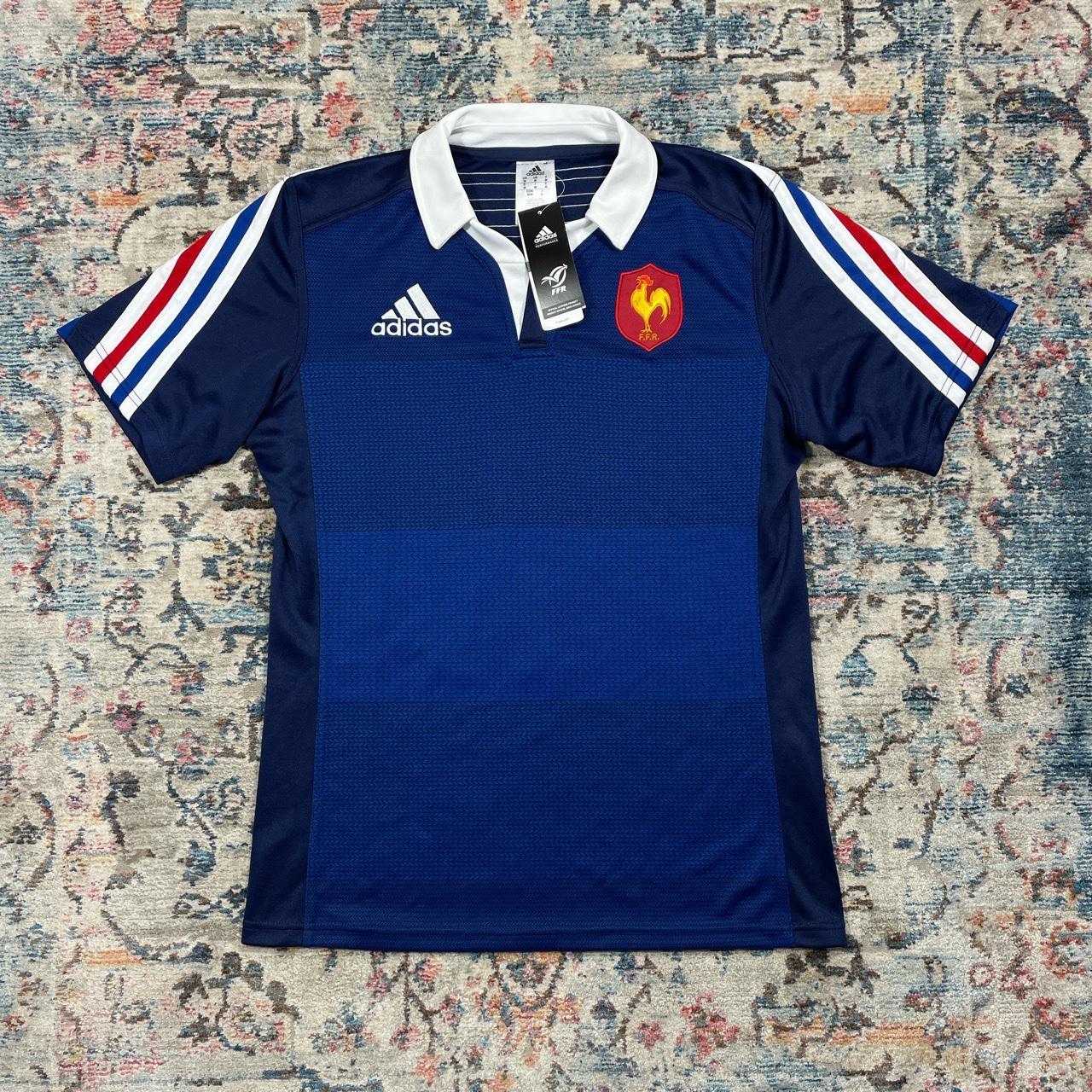 Adidas France 2011 Rugby shirt Medium Adidas... Depop