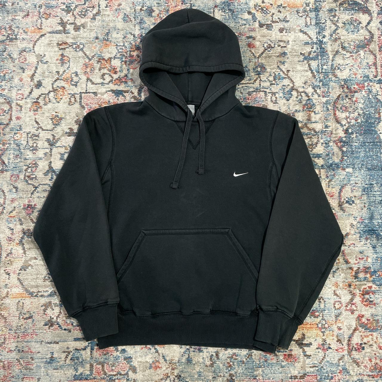 Vintage Nike black spellout hoodie - Small, Nike