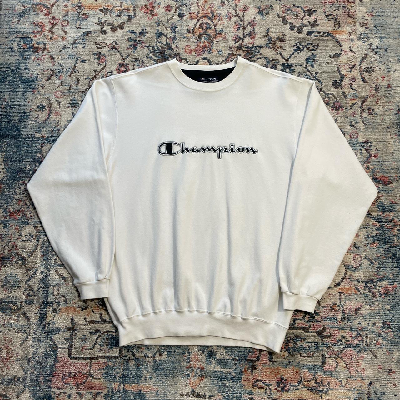 Vintage Champion white spell out sweatshirt