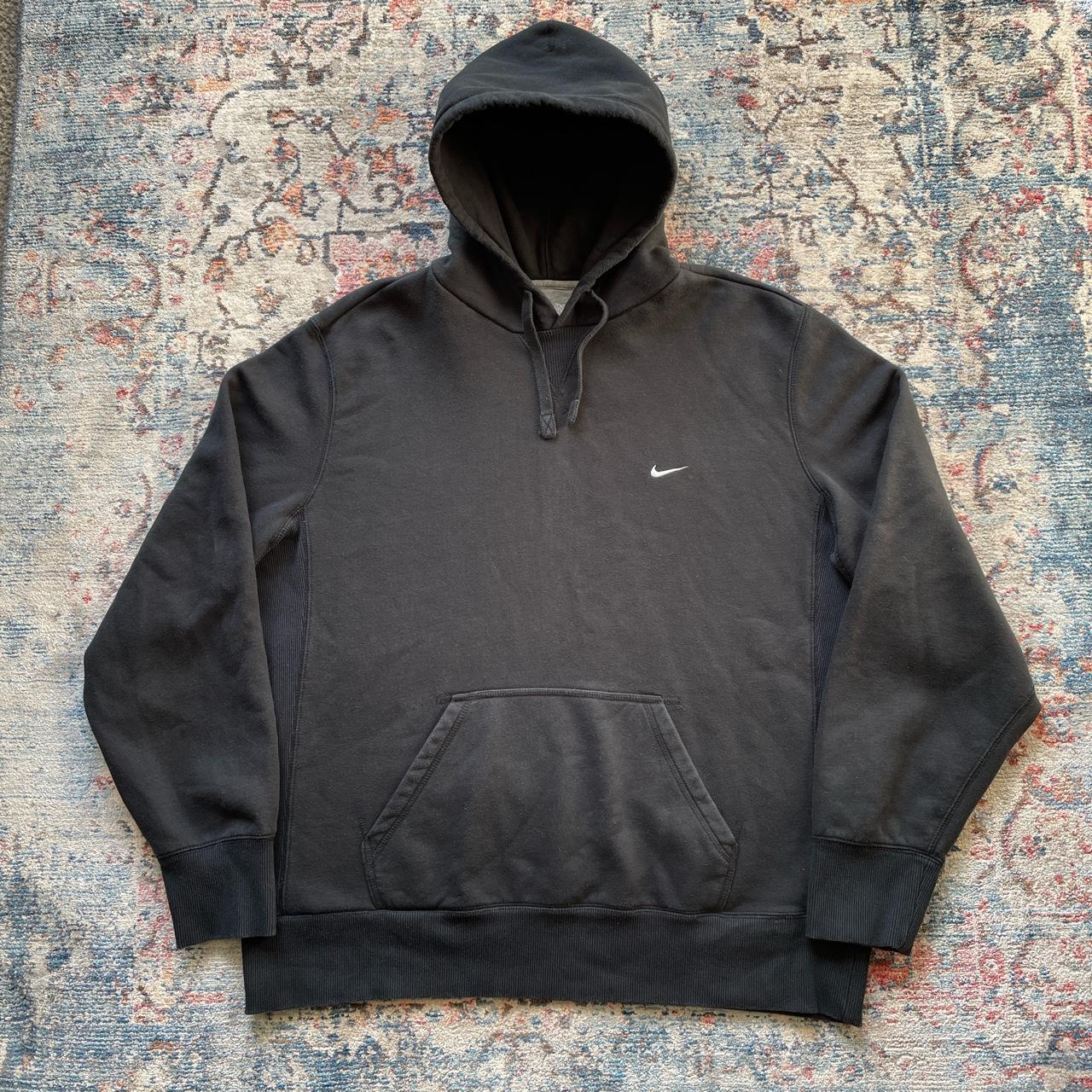 Vintage Nike black hoodie - XXL Nike black hoodie... - Depop