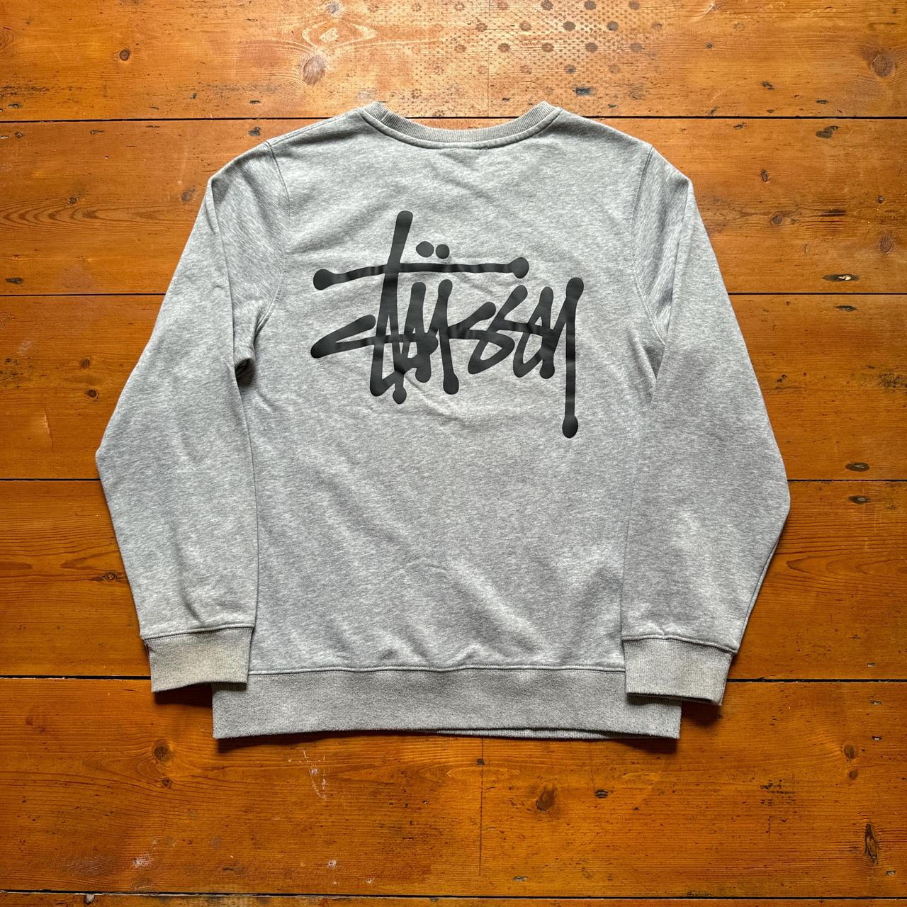 Stussy sweatshirt grey online