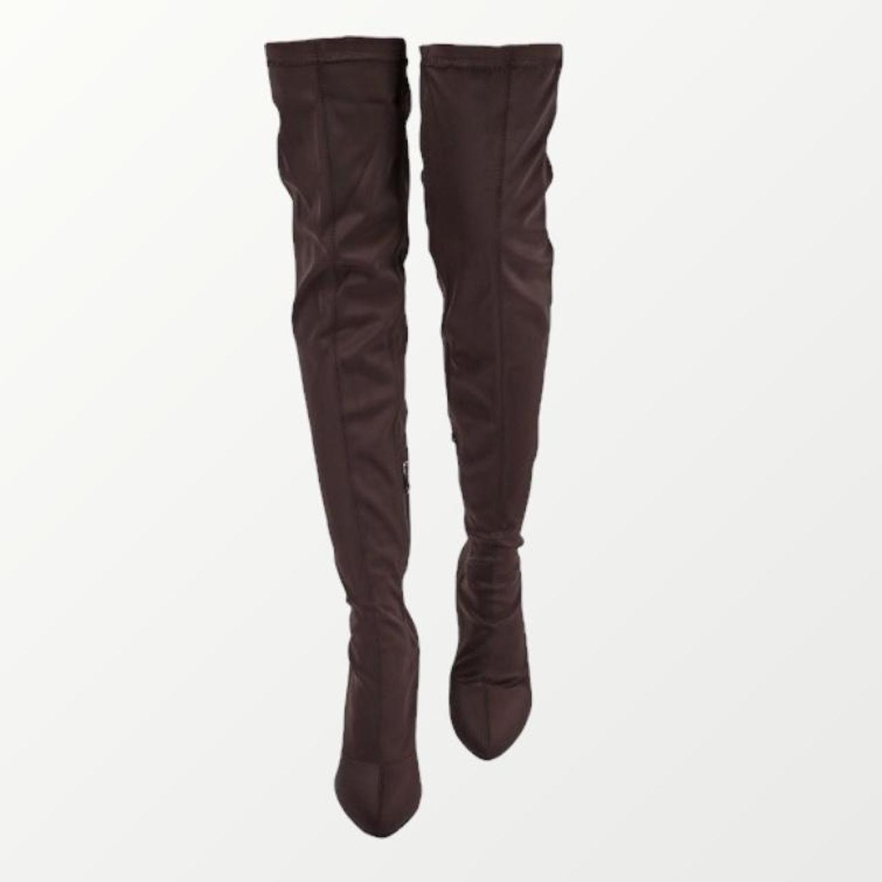 Brown Knee High Boots Size EU37 / UK4 I ship... Depop