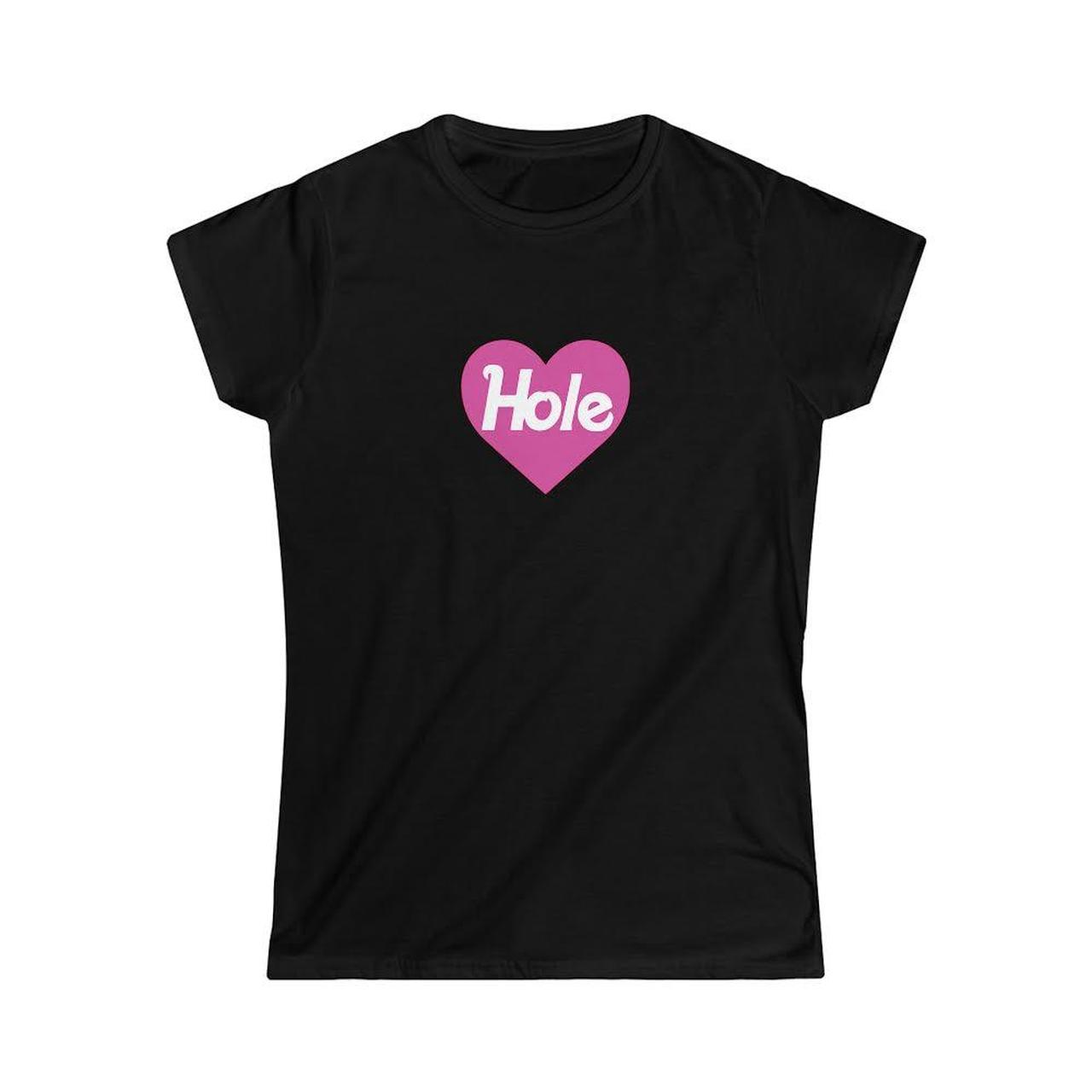 Women's Hole Band T-shirt Condition: Brand... - Depop