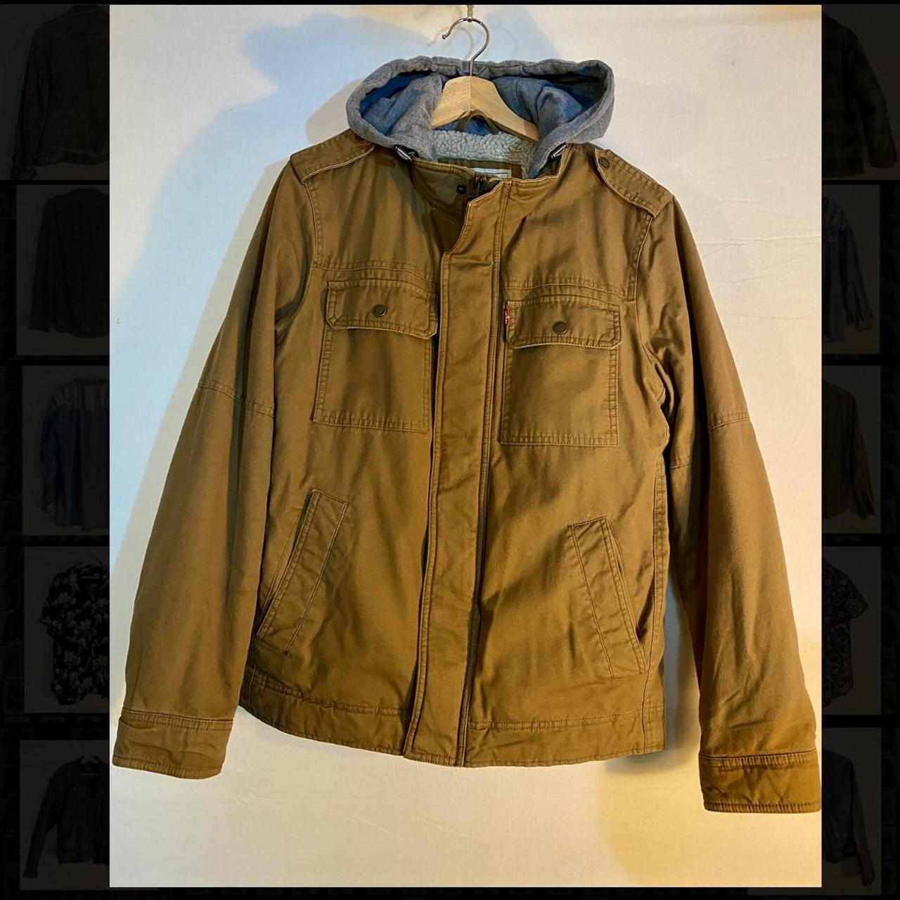 Levi's Men's Tan and Khaki Jacket | Depop