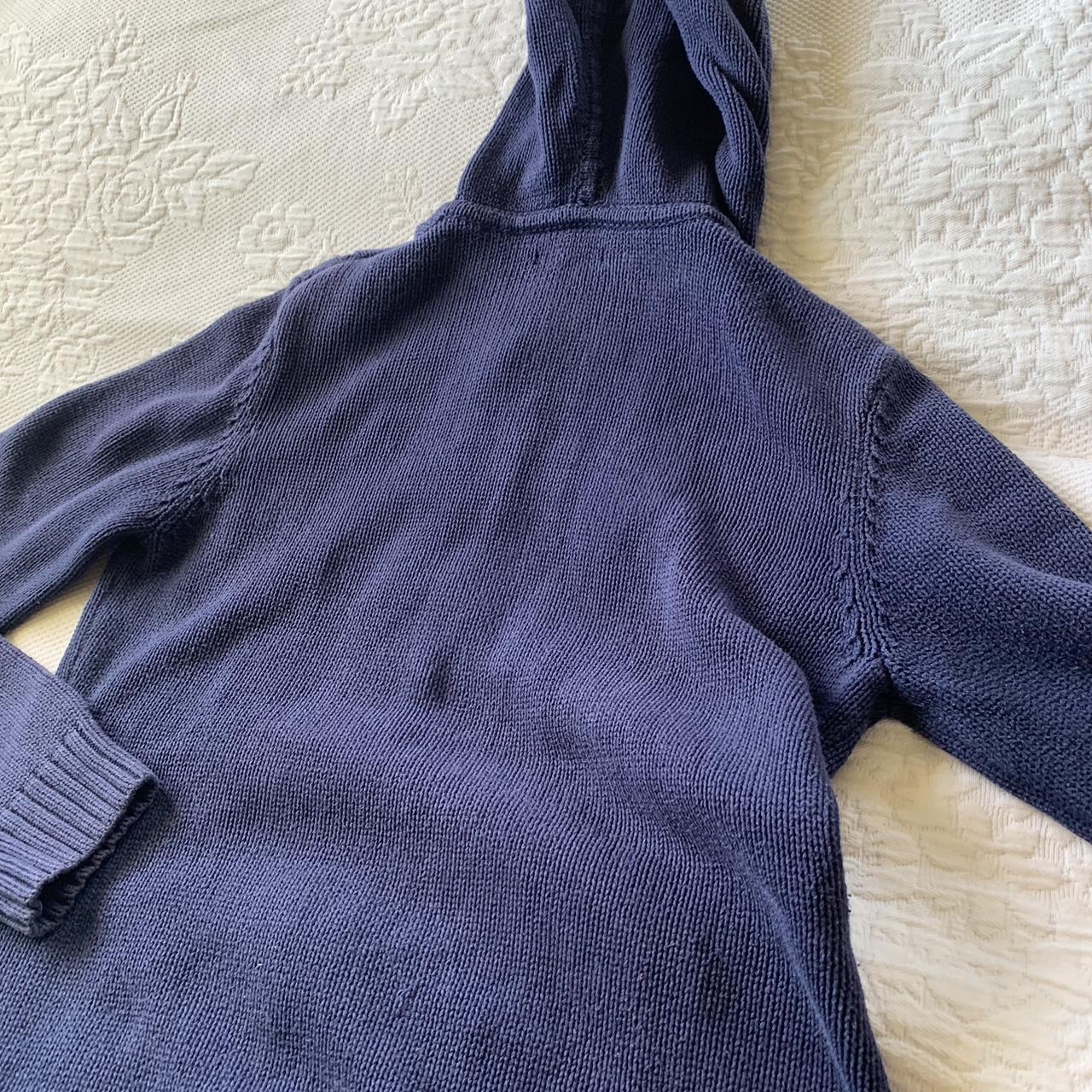 sweater-pattern zip up hoodie brand: g.h. bass and... - Depop