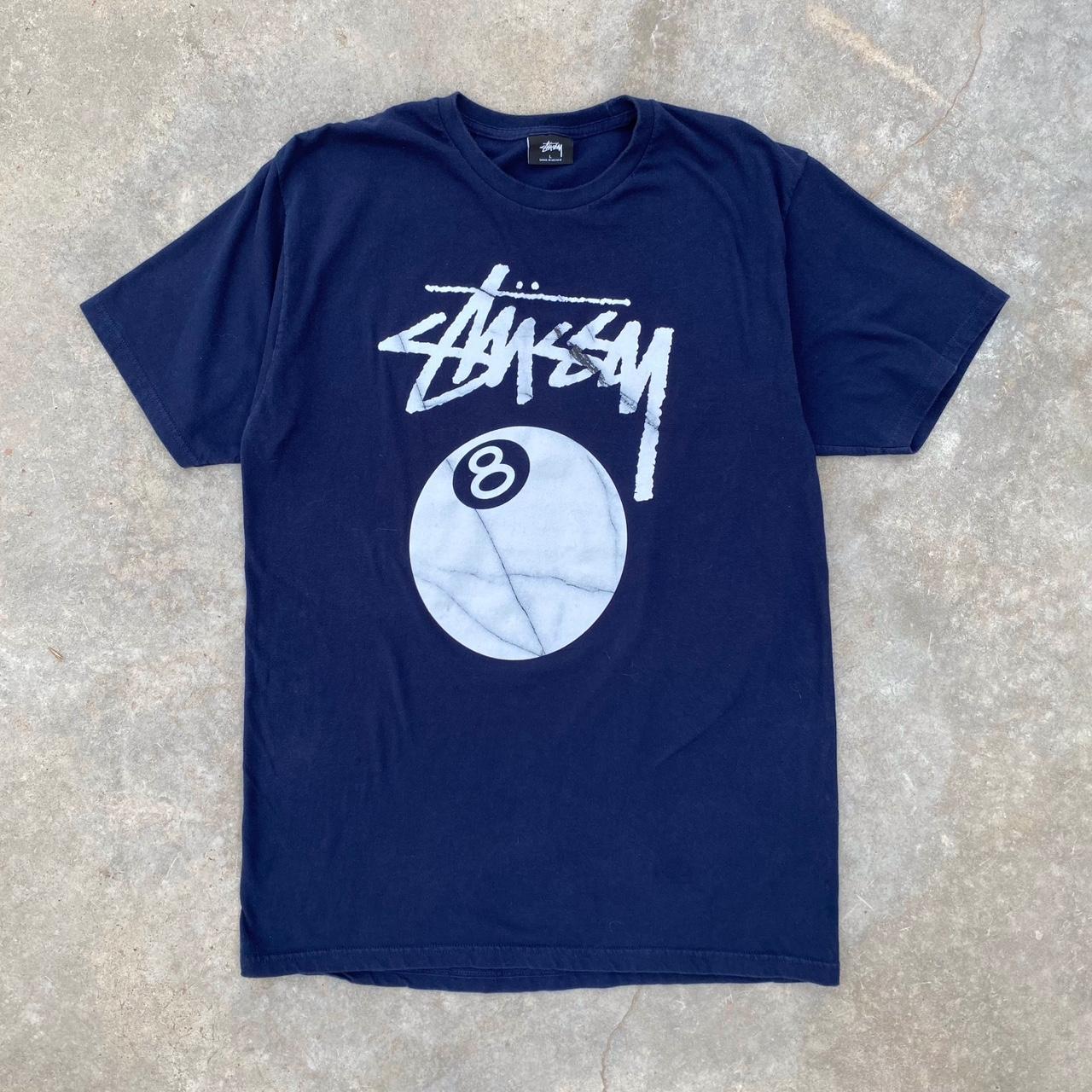 Stussy Burned 8-Ball Tee size Large Please see... - Depop