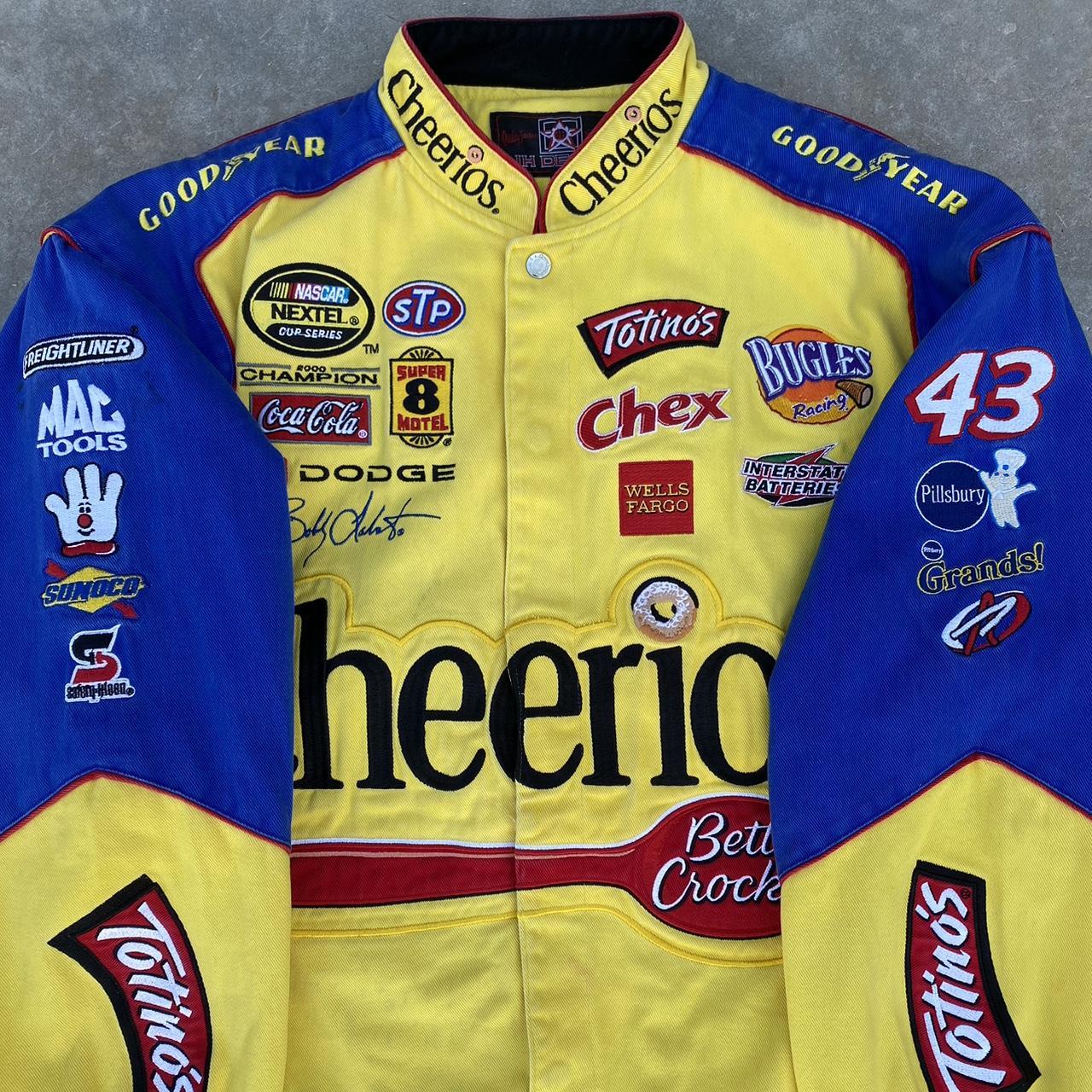 Nascar Cheerios Racing Jacket size... - Depop