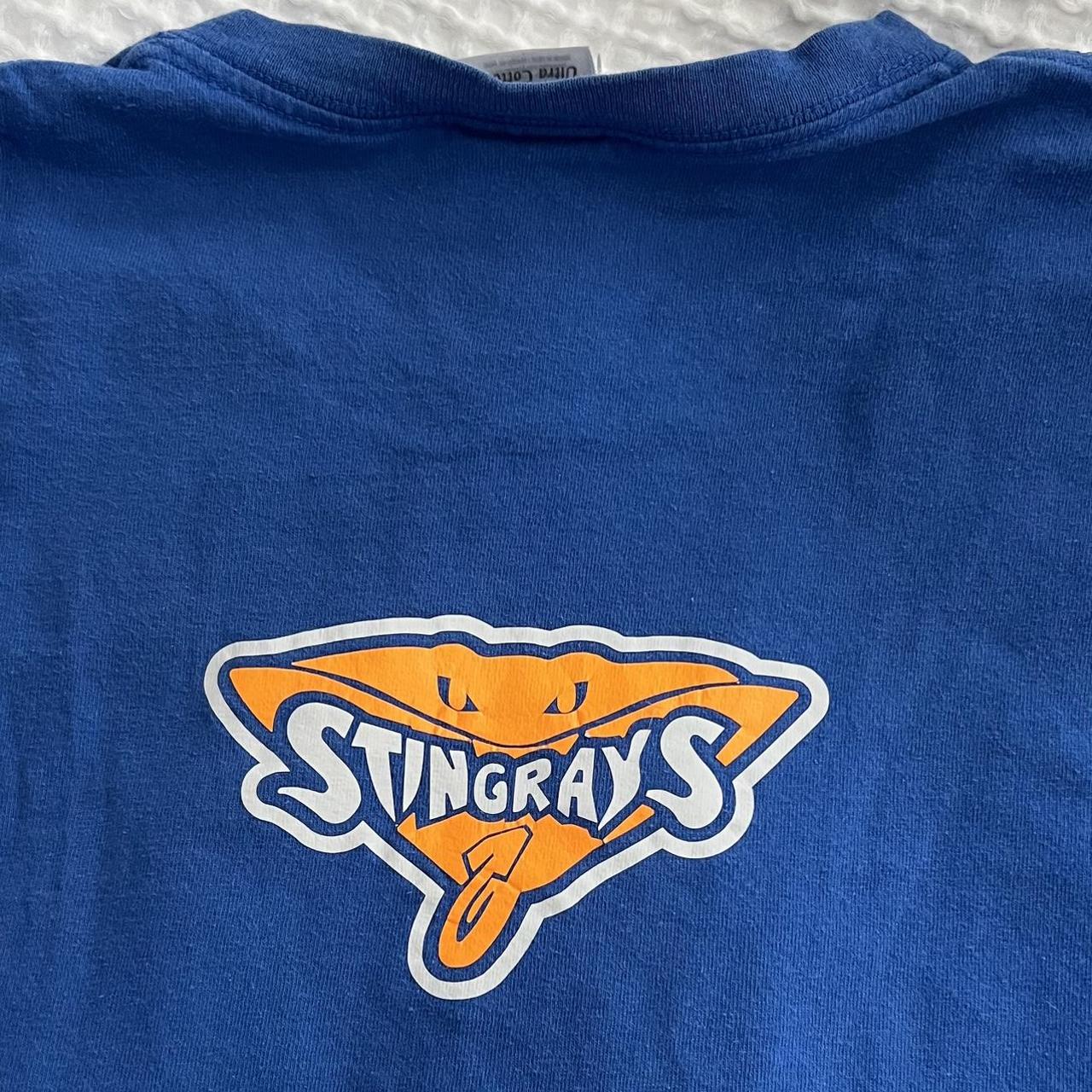 stingray all stars orange oversized tee - Depop