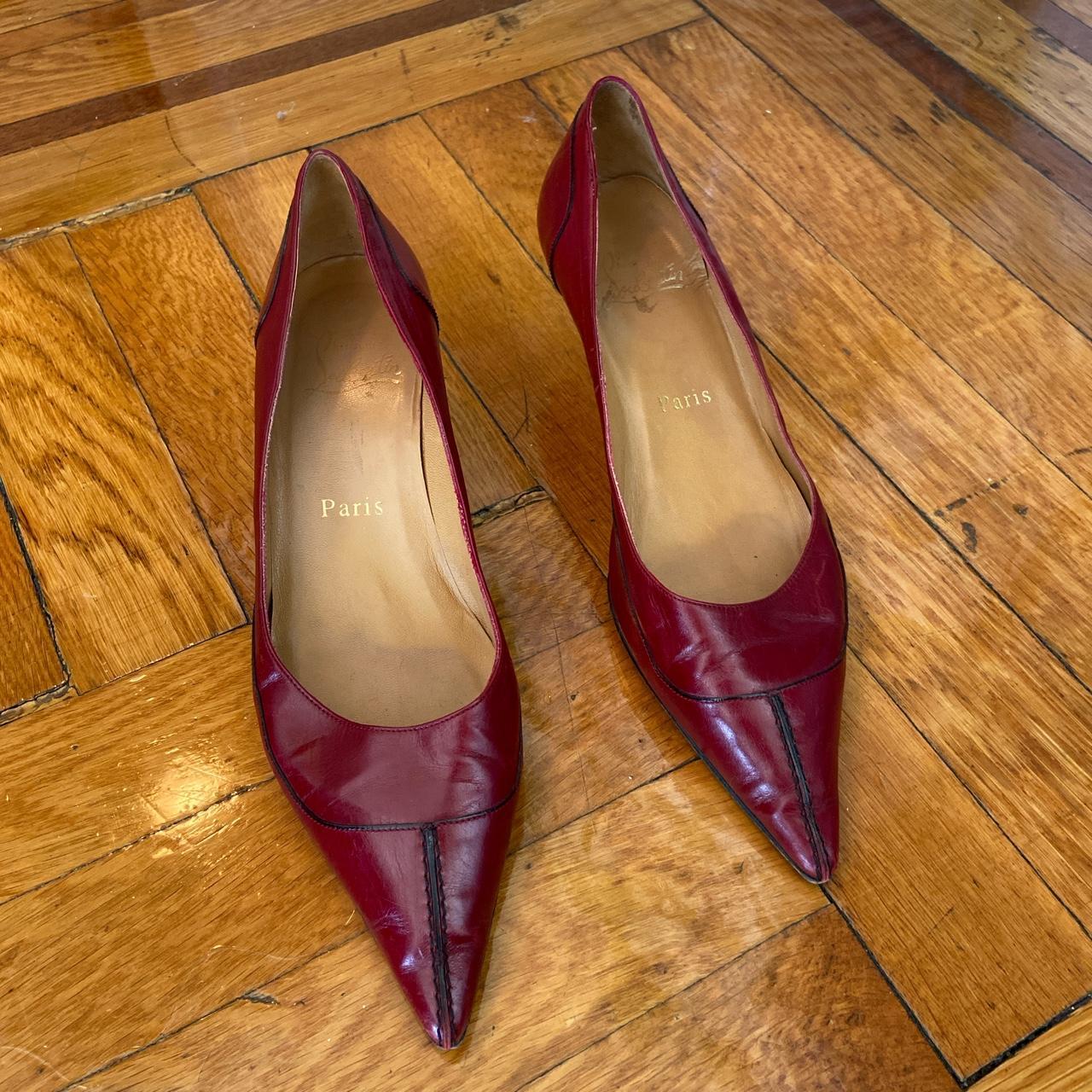 Size 37 which is a 6.5 us red bottoms Louis Vuitton - Depop