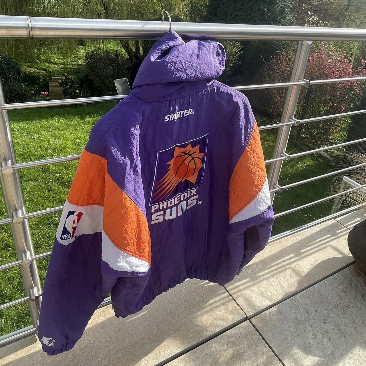 【as_as_o】古着 NBA 90s サンズ STARTER Vintage 90s Phoenix Suns Hoodie Men's XL Starter Pullover NBA