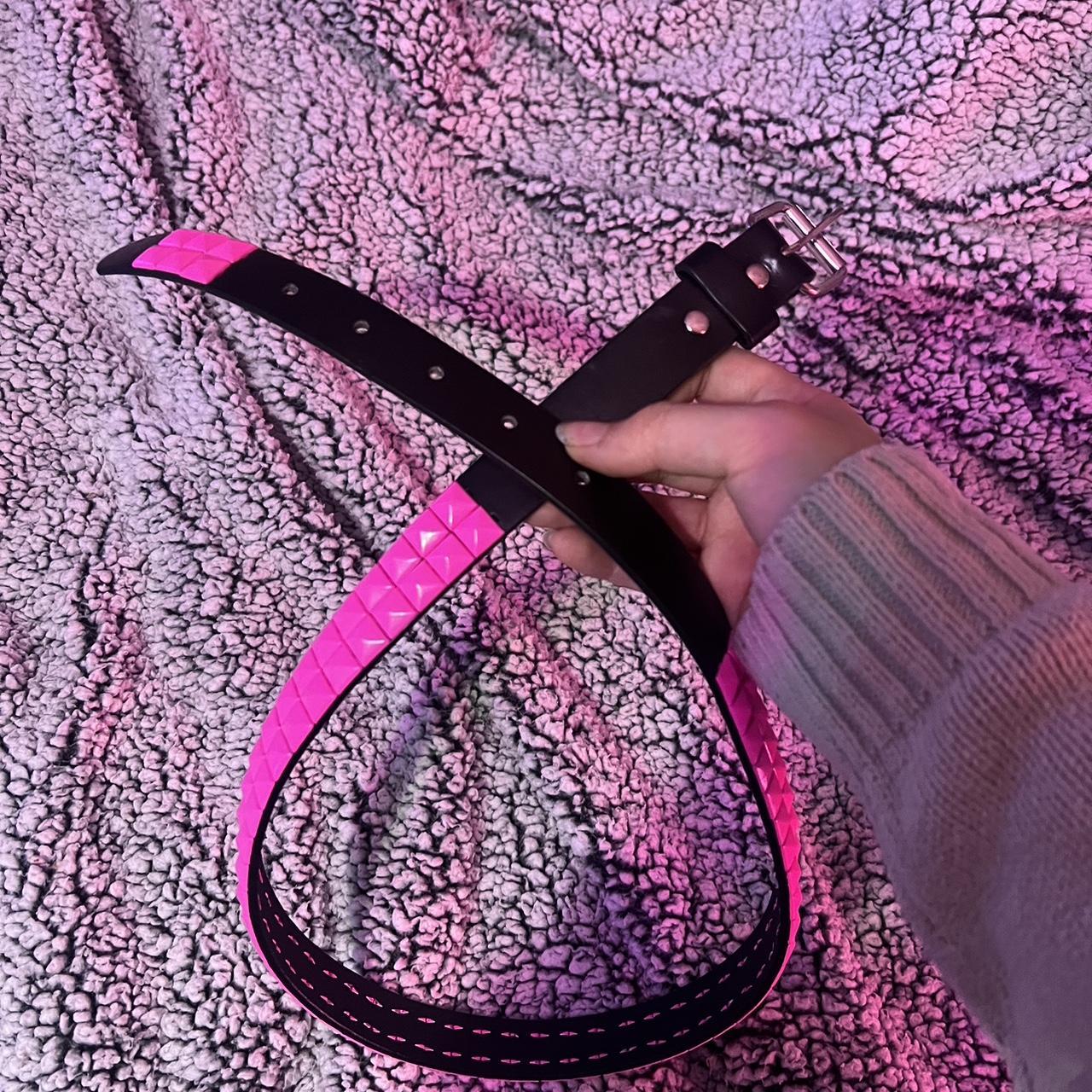 diesel belt pink