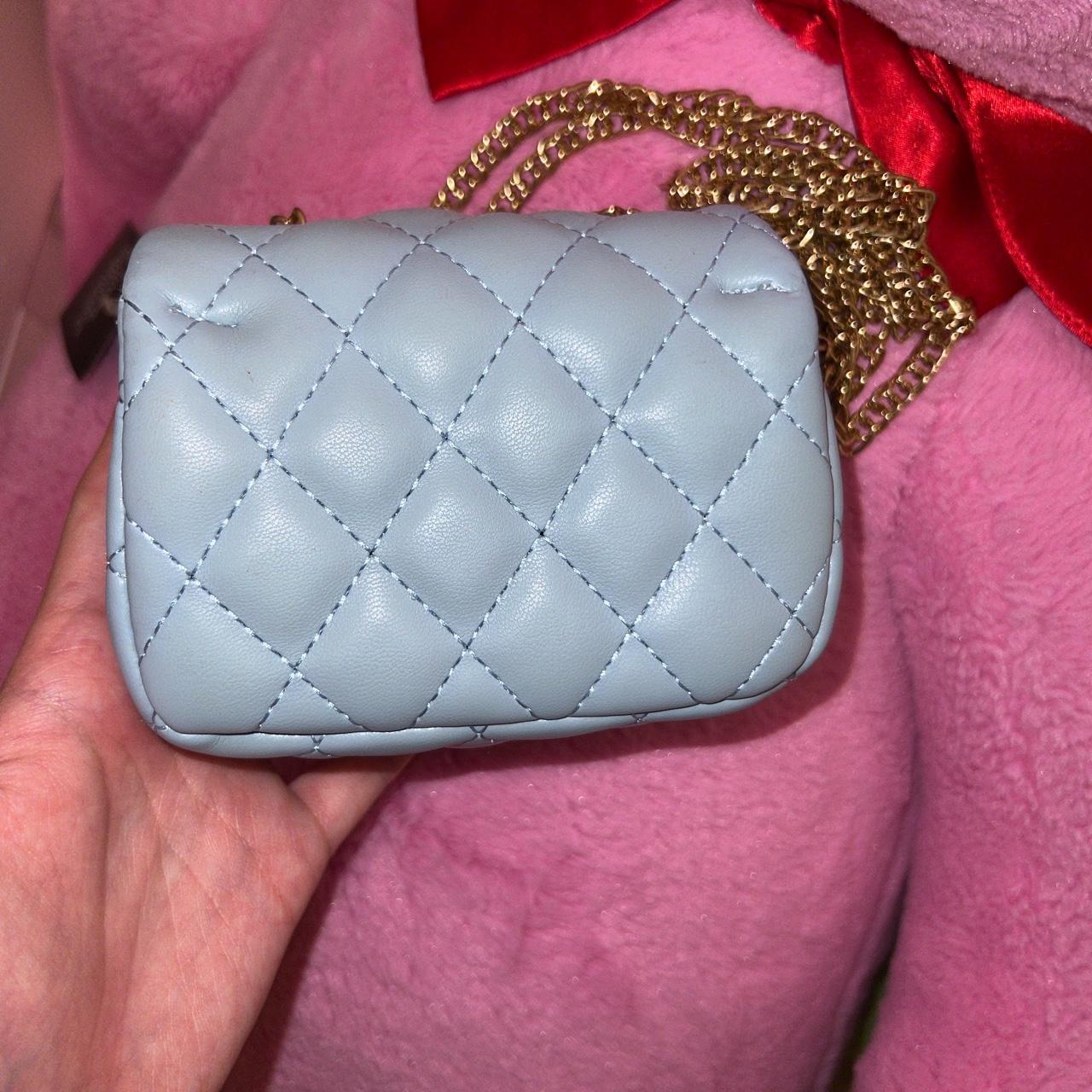 EGO barbie logo flower rhinestone pearl detail... Depop