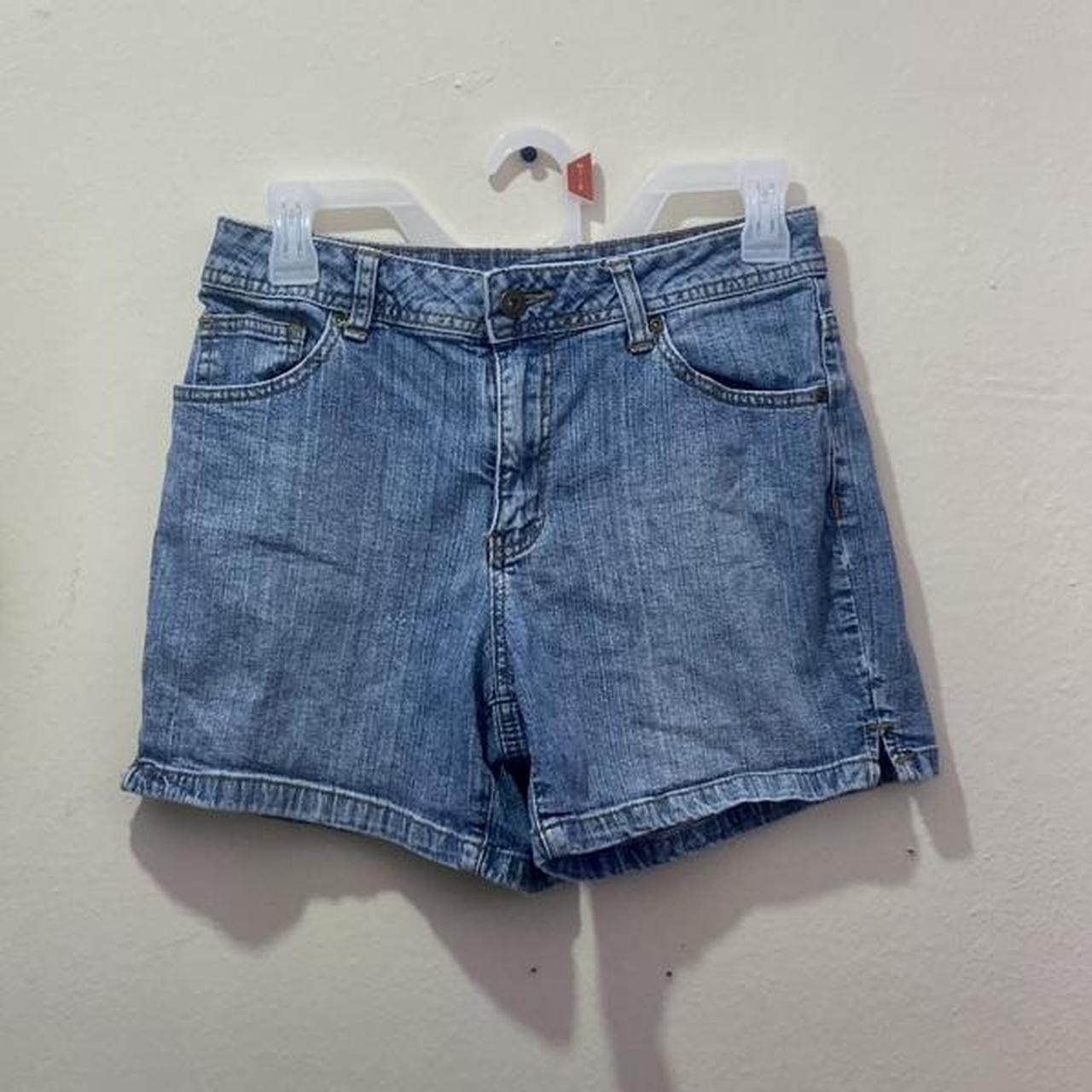 St. John's Bay Women's Blue Shorts Depop