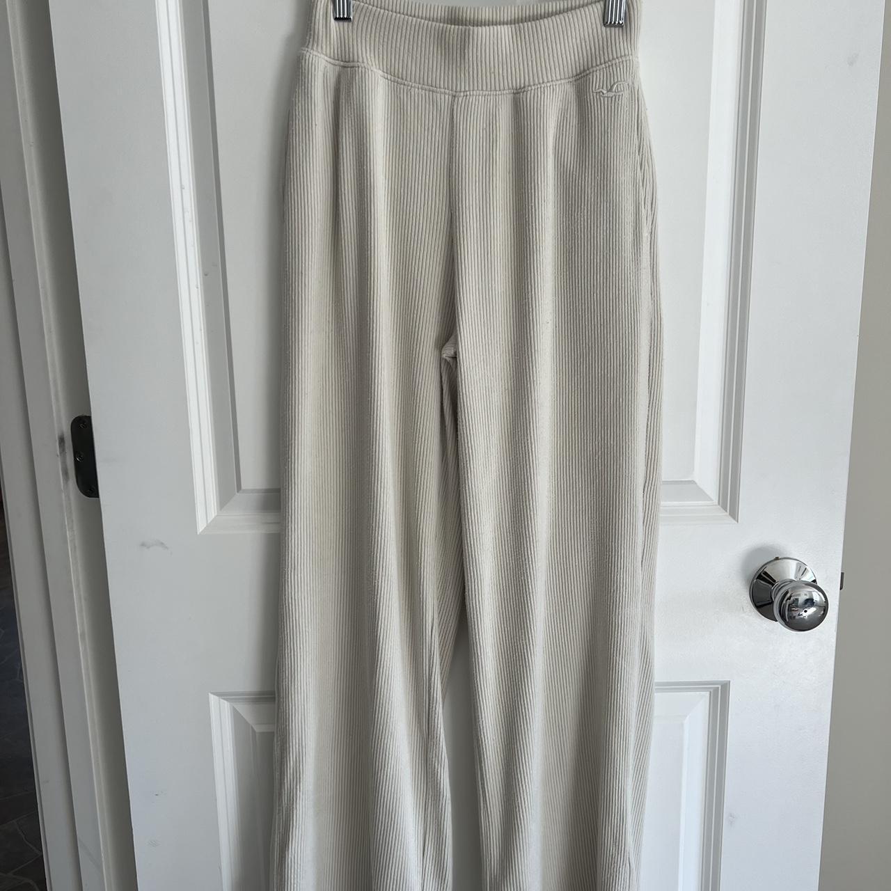 Hollister Cozy Ribbed Wide-Leg Pants